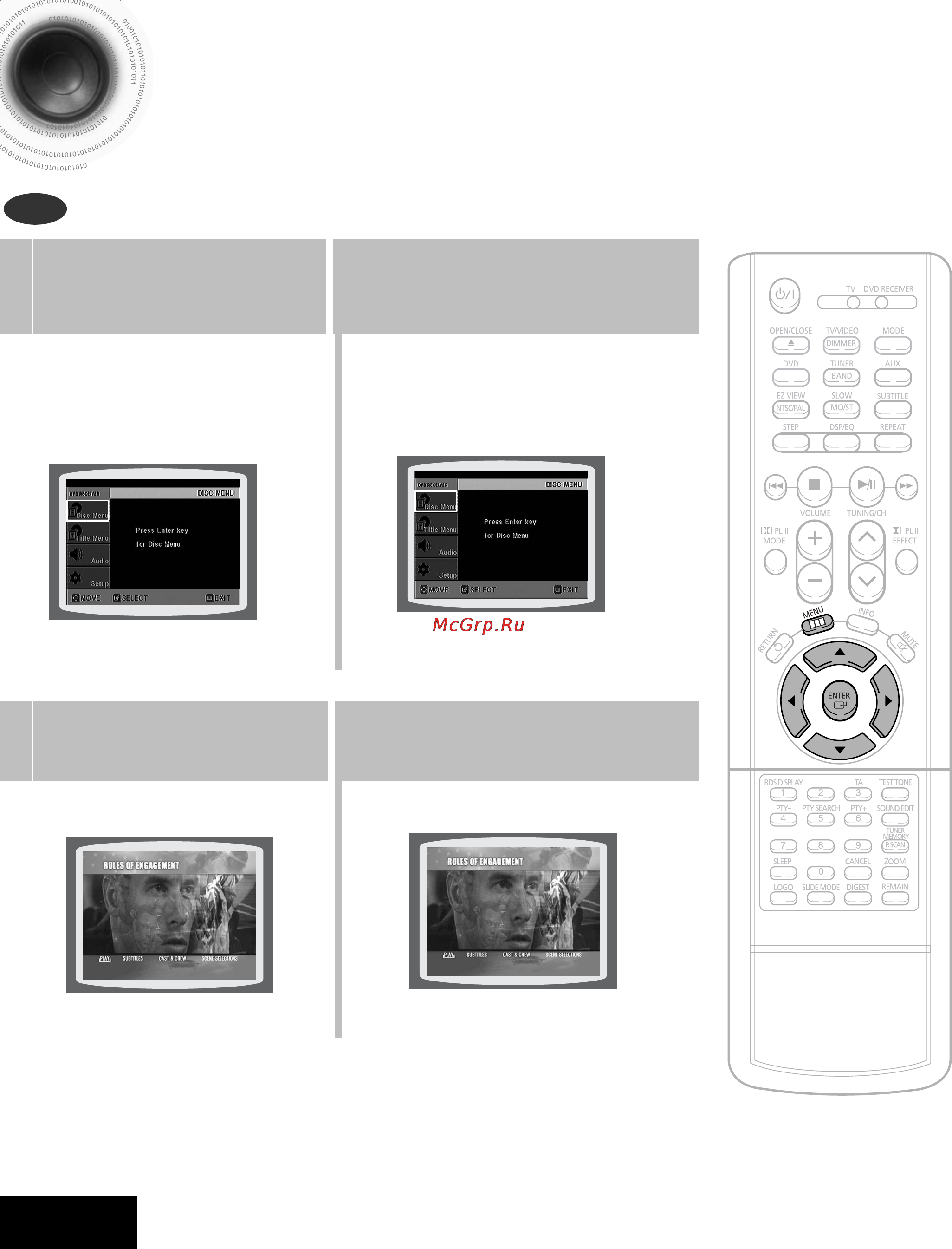 Samsung HT-DS400 [40/78] Использование меню диска