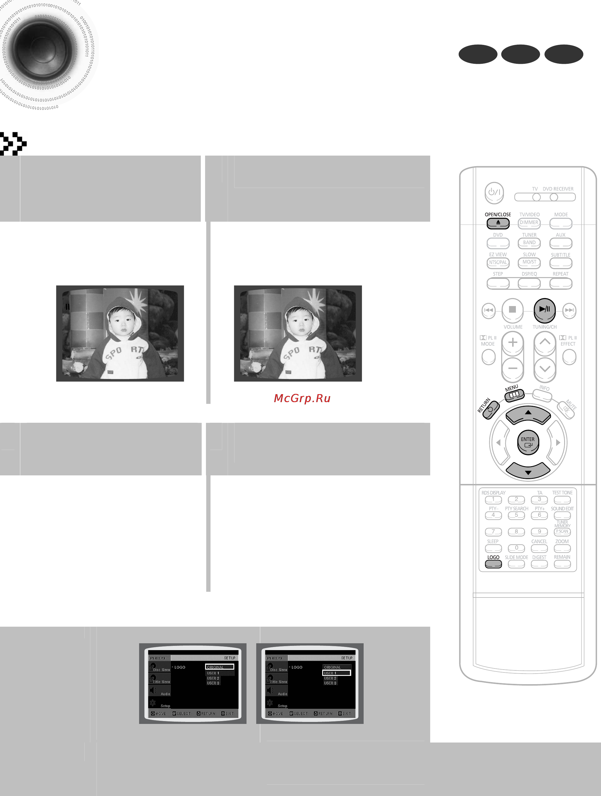 Samsung HT-DS400 [50/78] Установка фонового рисунка