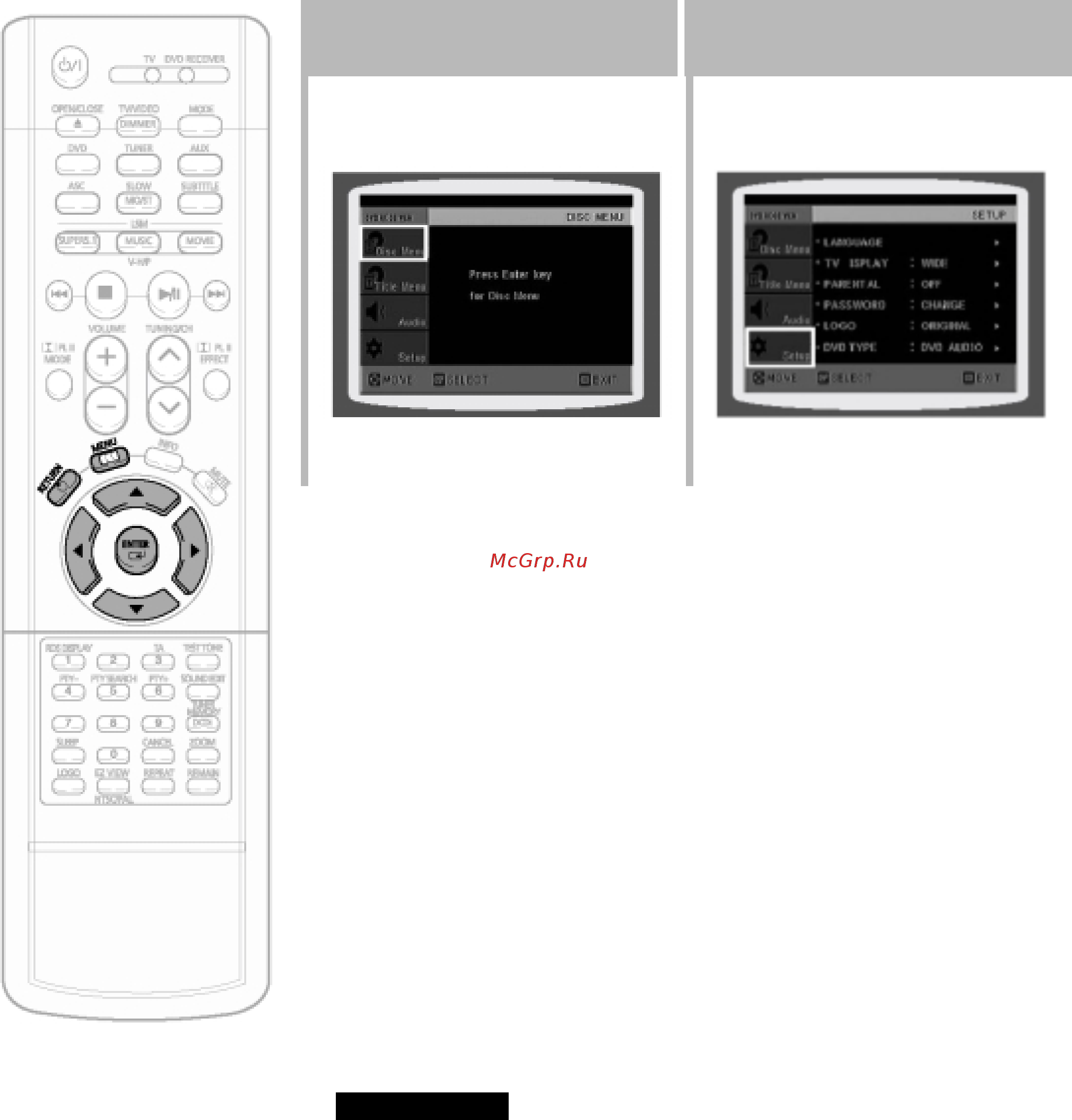 Samsung HT-DS1100 [52/85] Установка пароля
