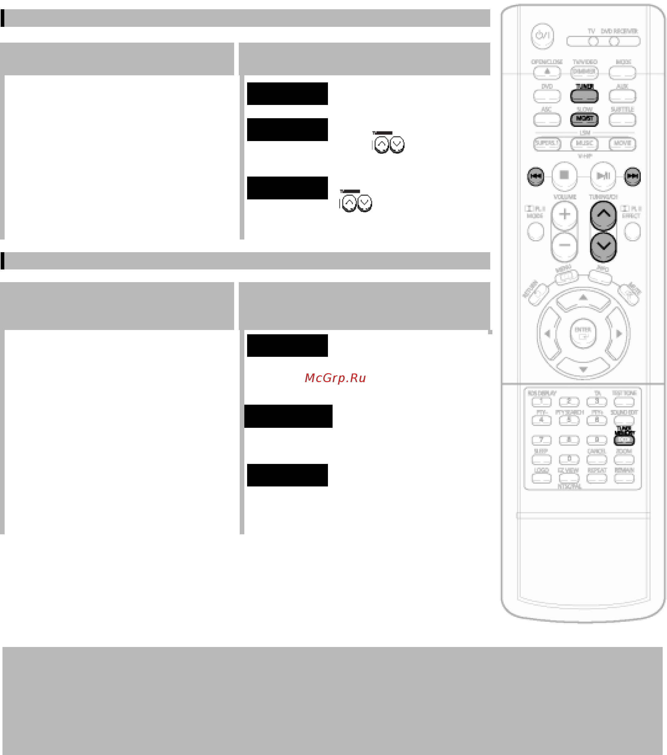 Samsung HT-DS1100 [72/85] Прослушивание передач радиостанций
