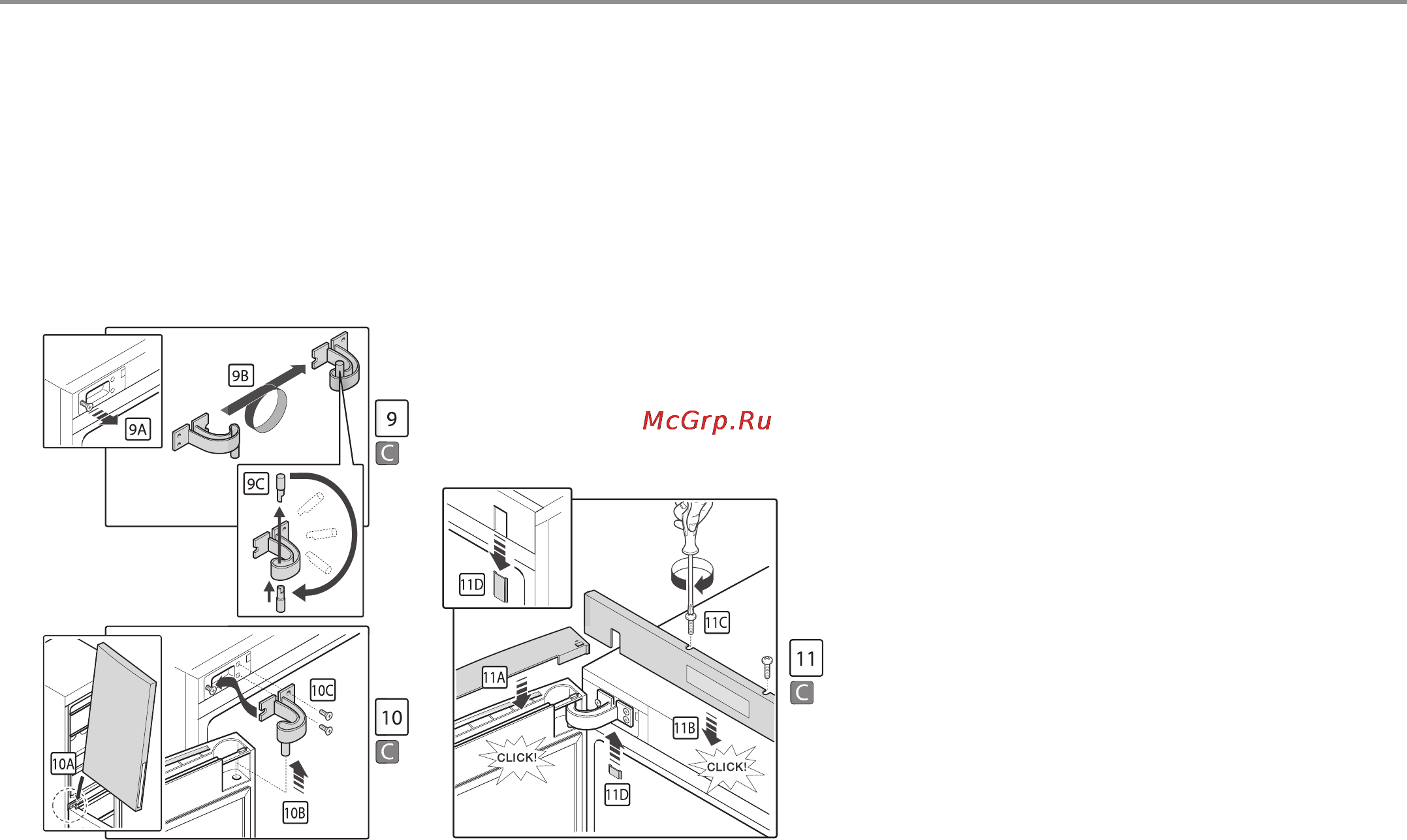Haier CFE629CW [19/39] Перенавешивание дверей холодильника