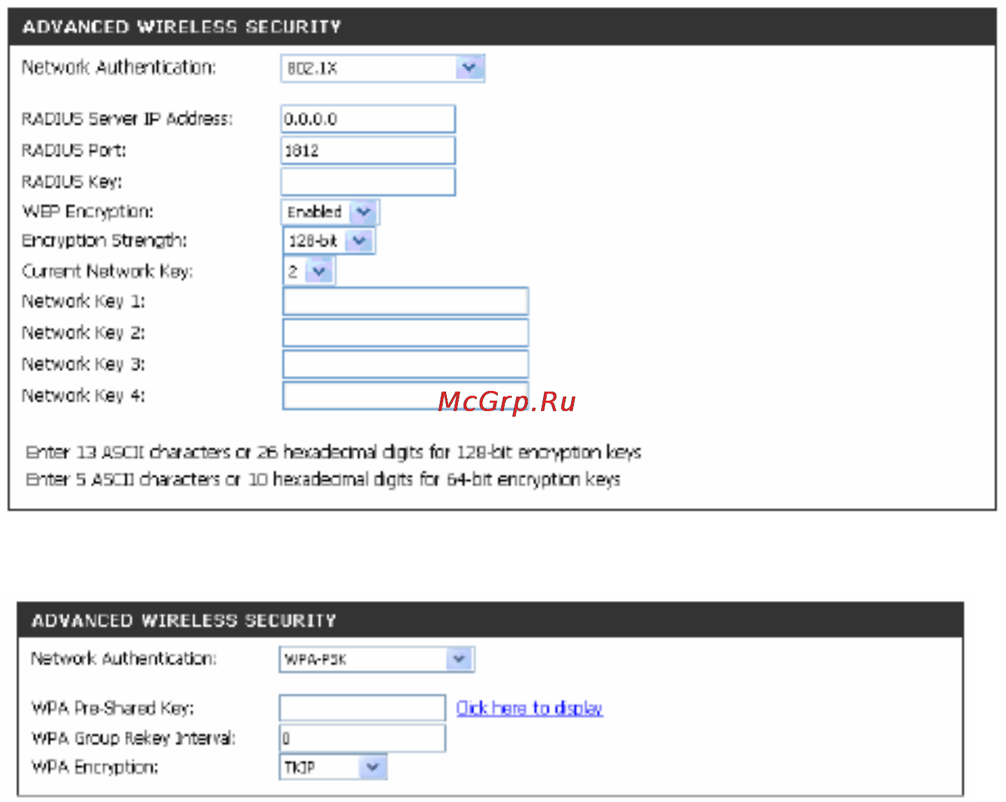 D-Link DSL2760 [32/69] Wpa psk
