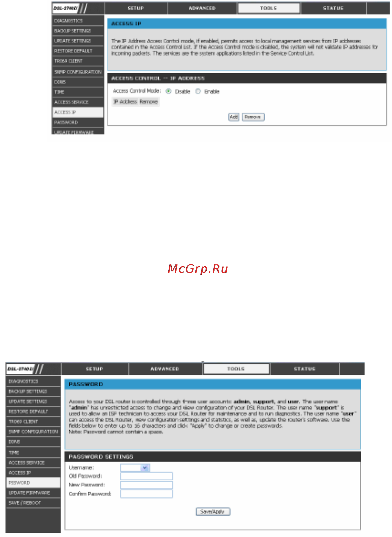 D-Link DSL2760 [58/69] Ip доступа