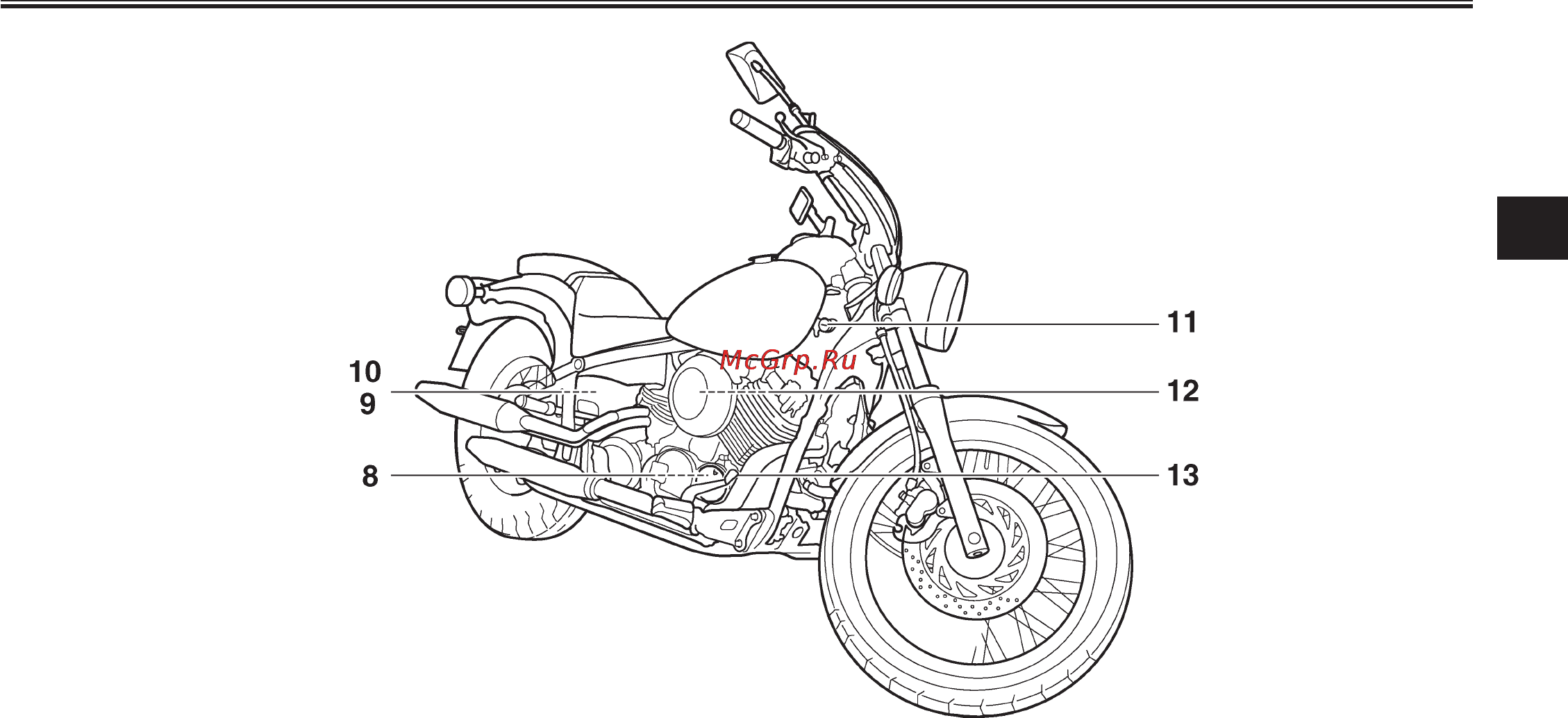 Yamaha Drag Star XVS650 (2003) [13/112] Îïèñàíèå