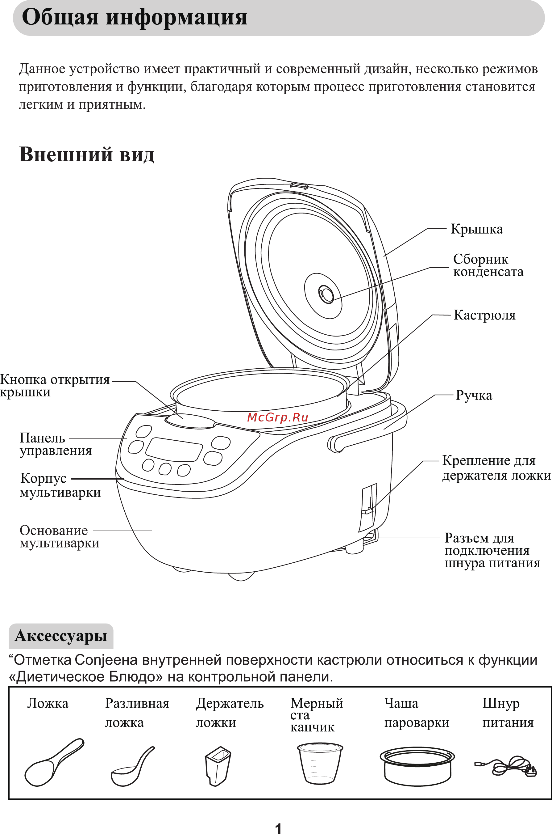 Daewoo DMC-200 [2/13] Общая информация