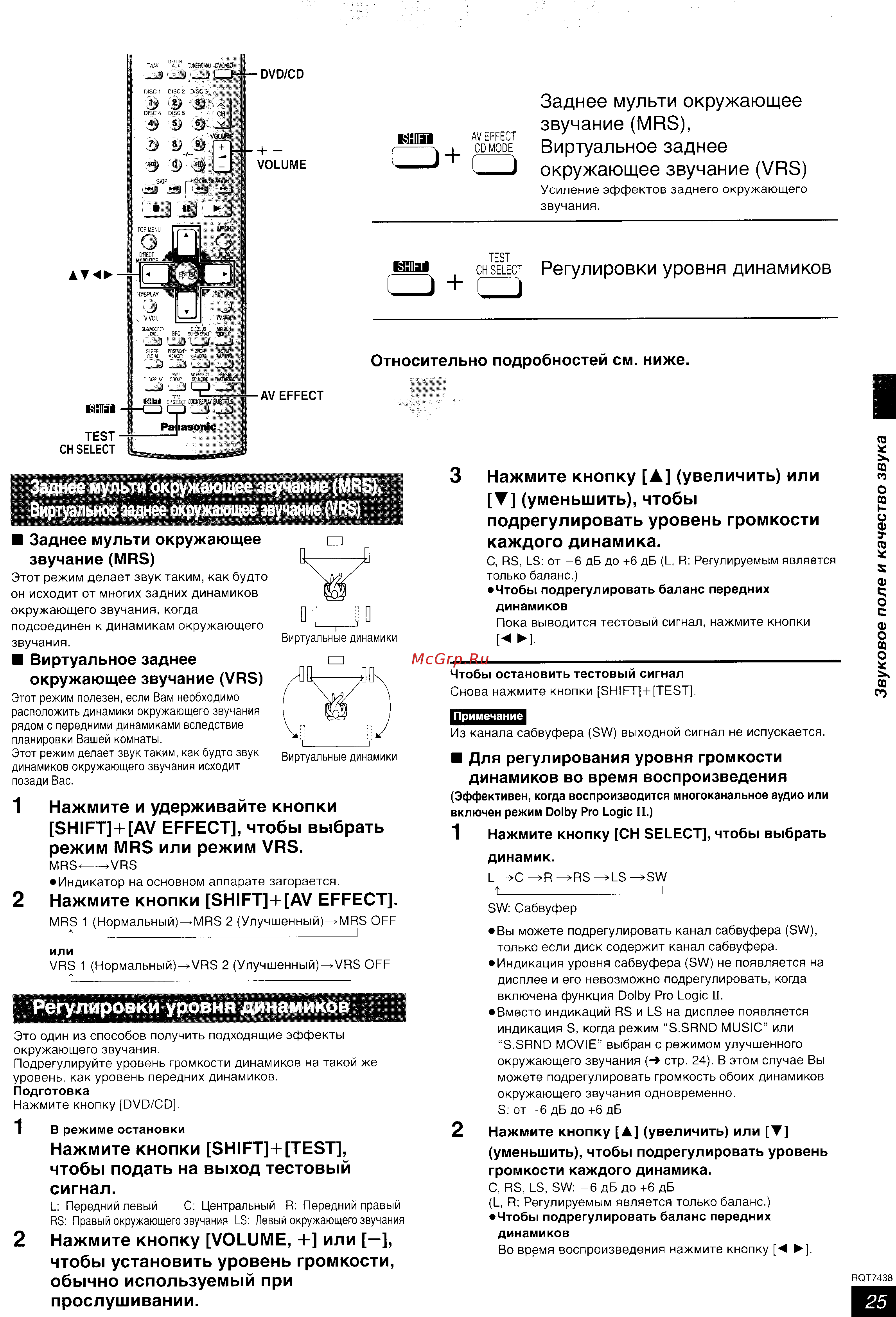 Panasonic SC-HT928 [25/35] Чтобы установить уровень громкости обычно используемый при прослушивании