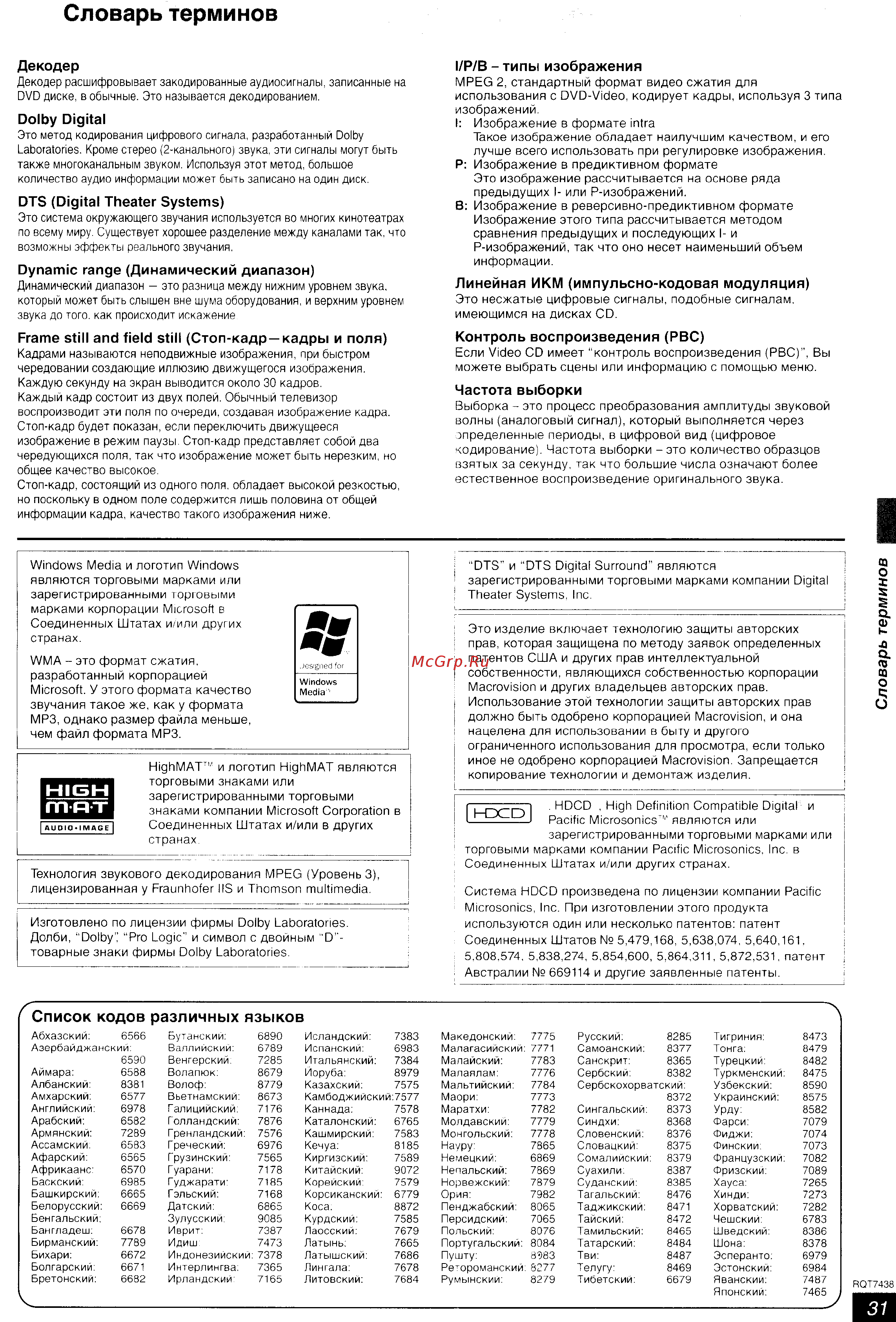 Panasonic SC-HT928 [31/35] Dolby digital