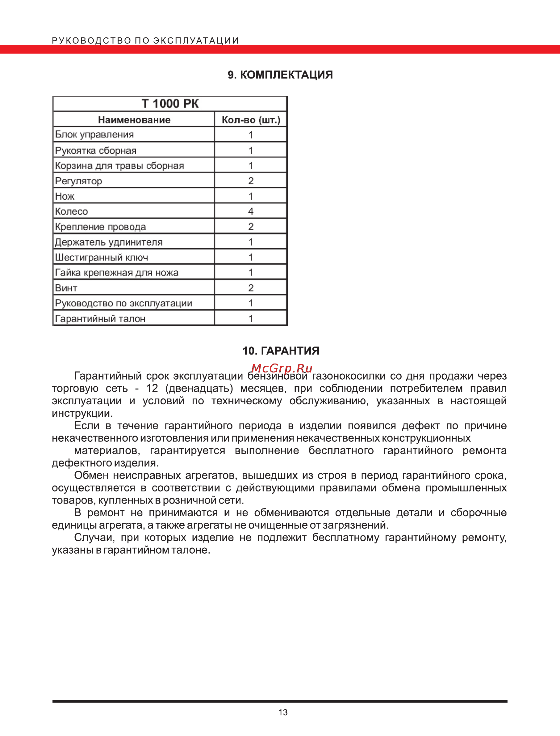 Elitech К 3000В [13/13] Page 13