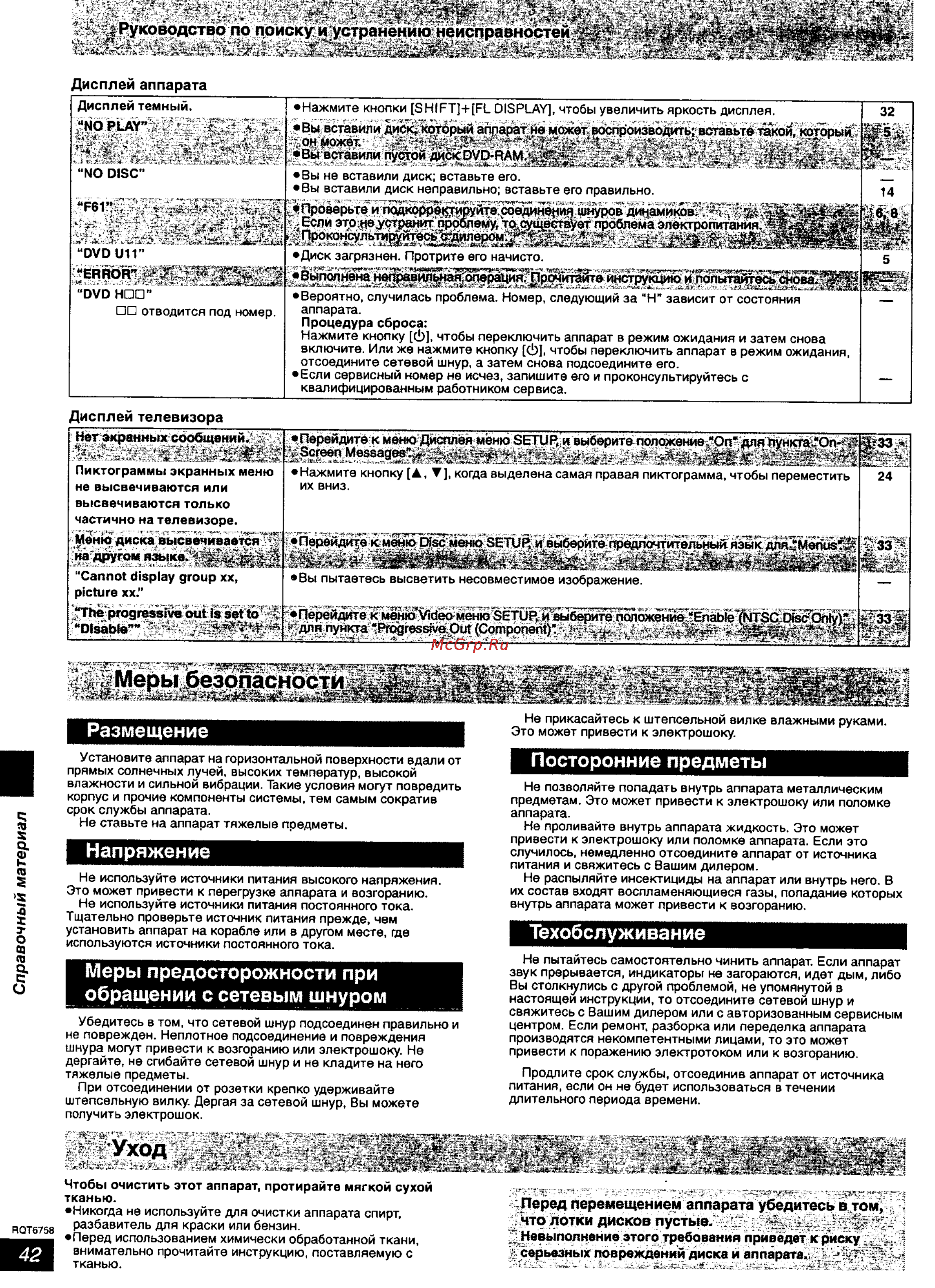 Panasonic SC-HT700 [42/43] Справочный материал