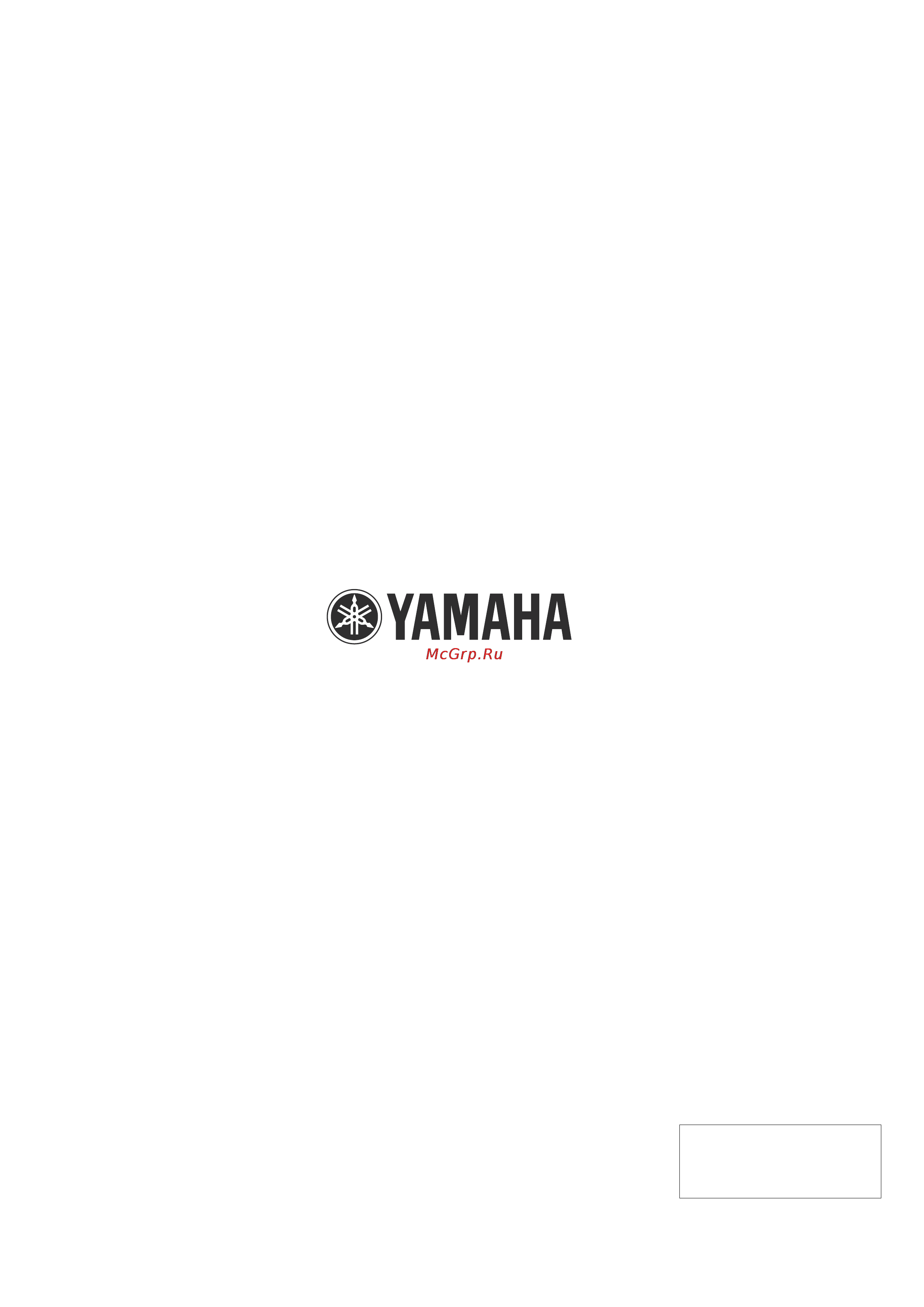 Yamaha MSR250 [11/11] Yamaha