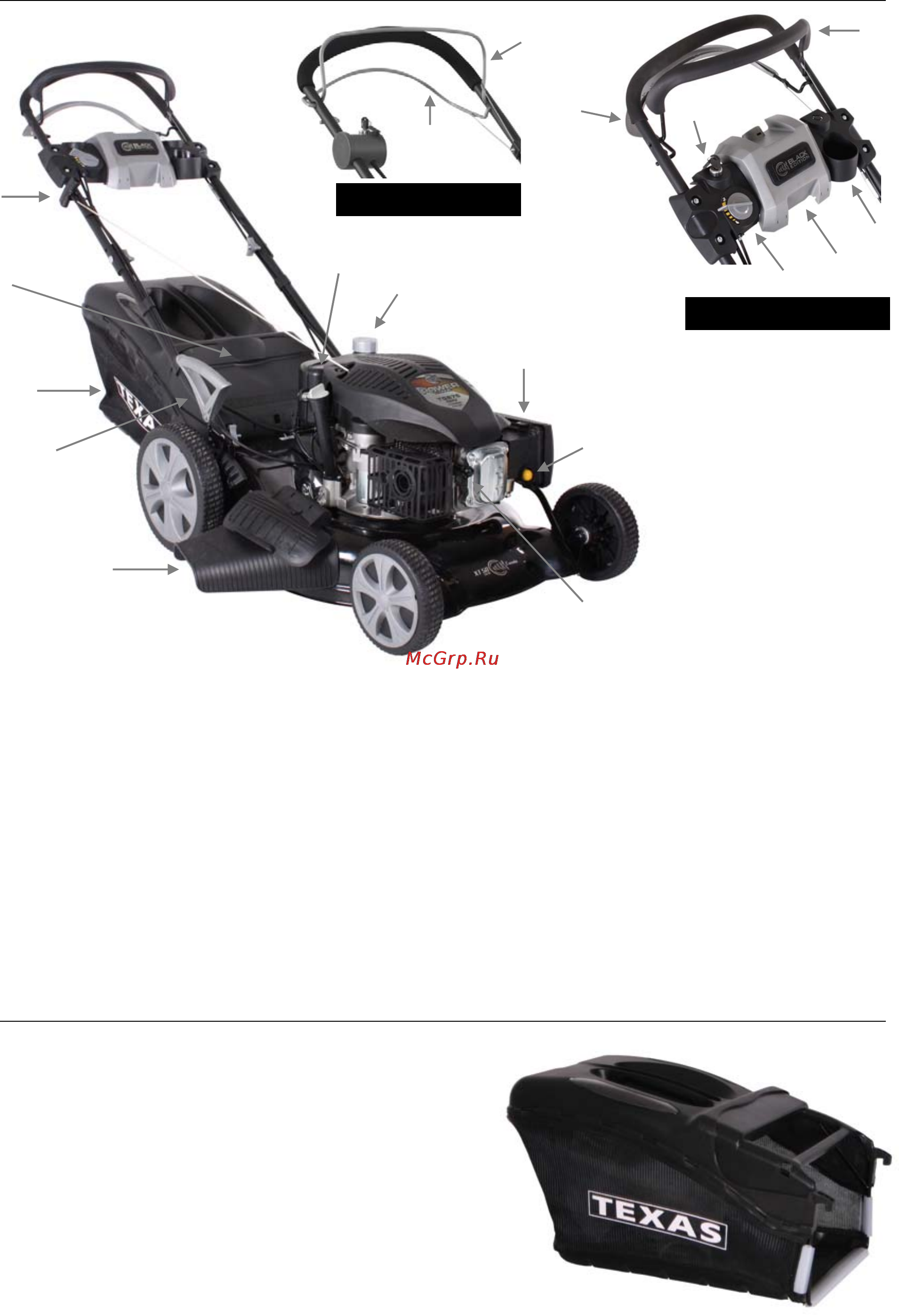 Texas XT 50 TR/WE 90066038 [14/74] Identifikation av delar
