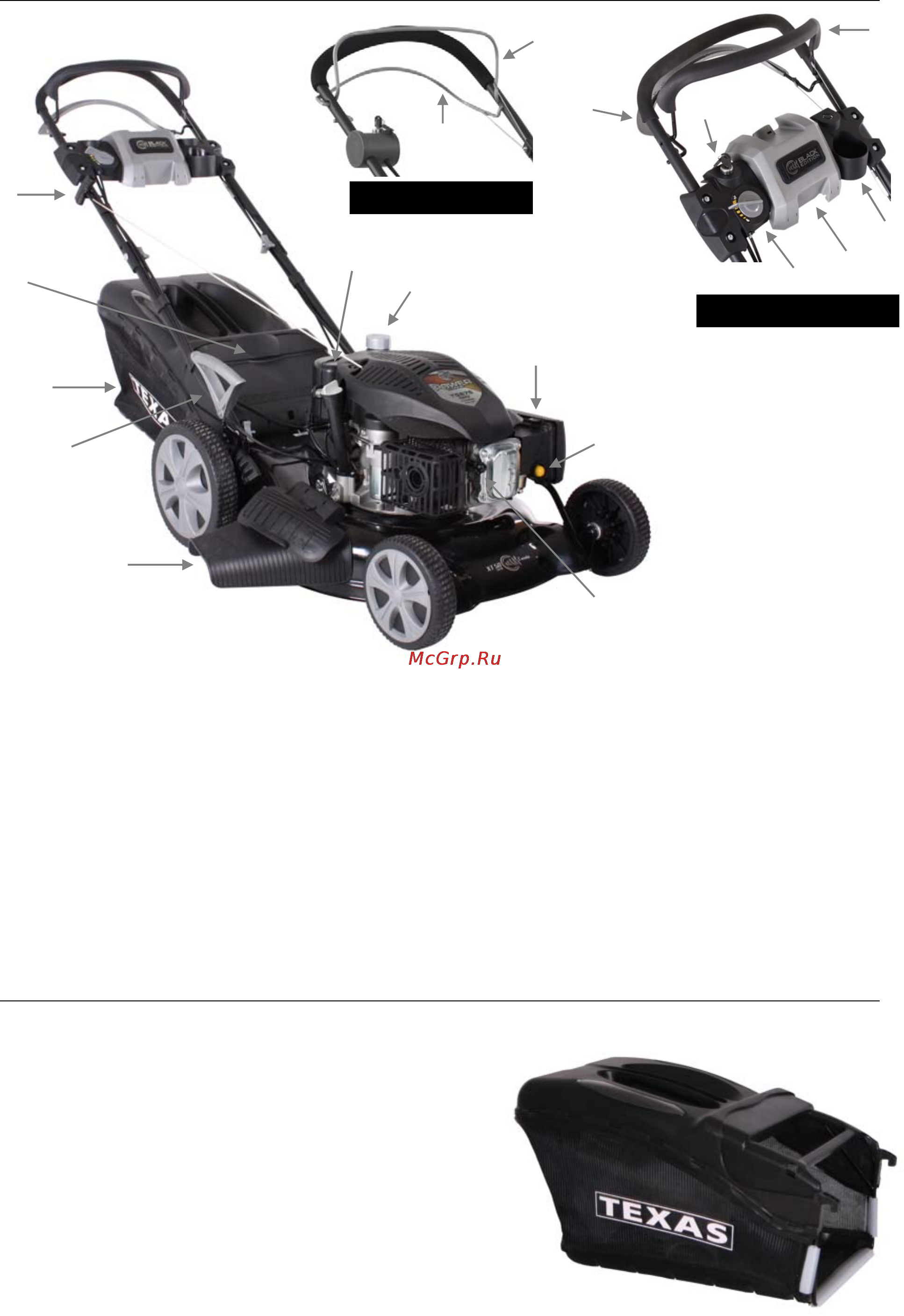 Texas XT 50 TR/WE 90066038 [58/74] Oznaczenie części