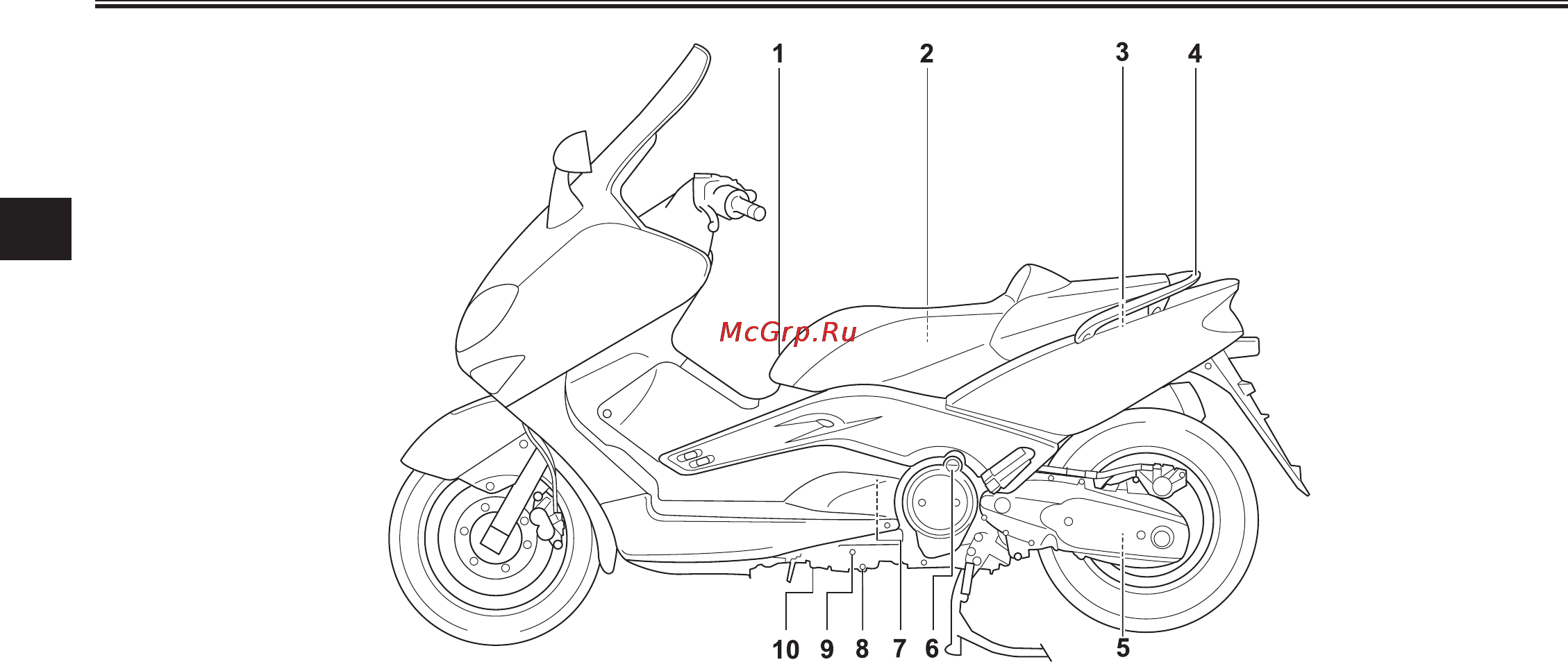Yamaha XP500 TMAX (2003) [14/108] Îïèñàíèå