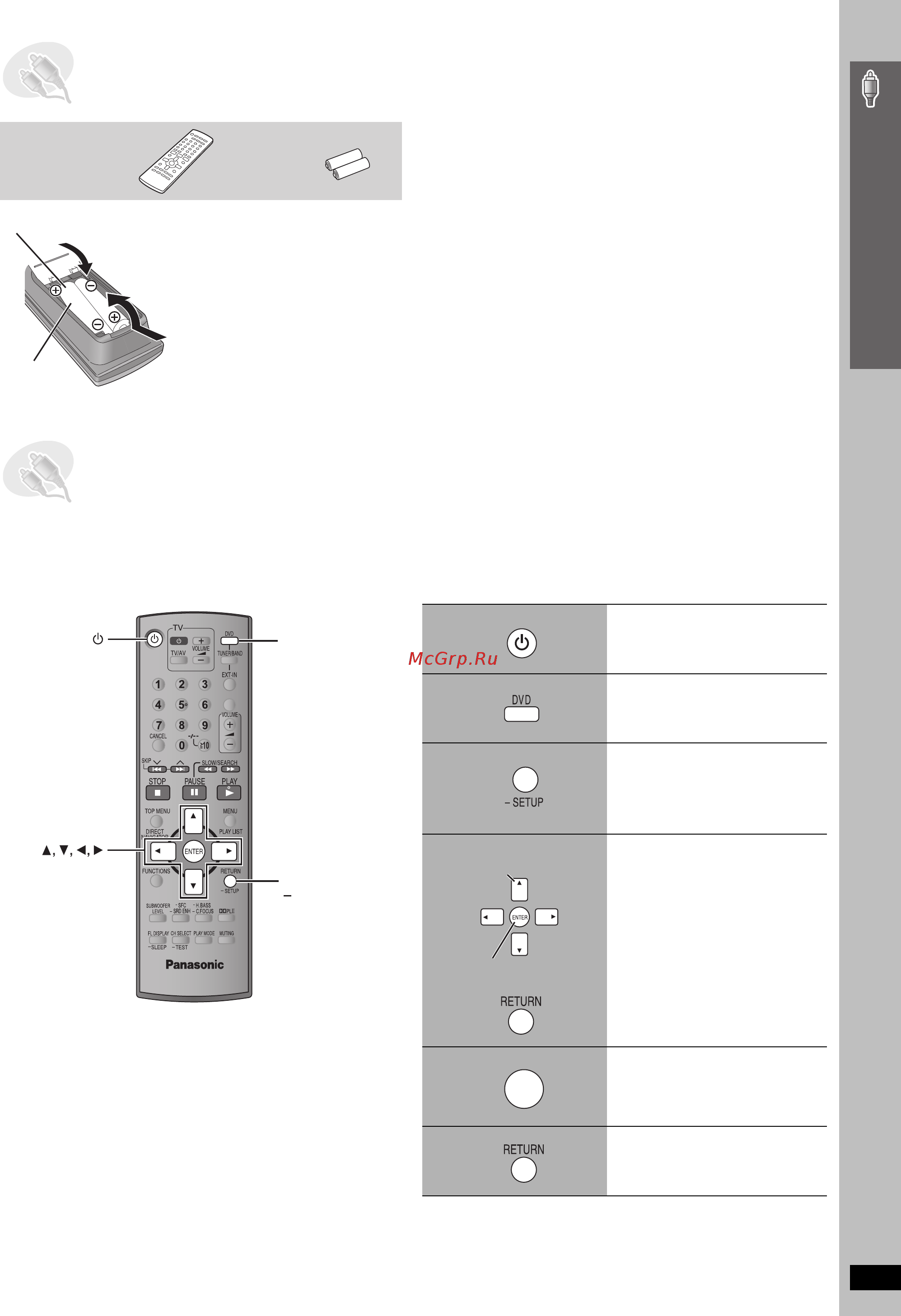 Panasonic SC-HT895 [13/88] Выполнение quick setup быстрая настройка