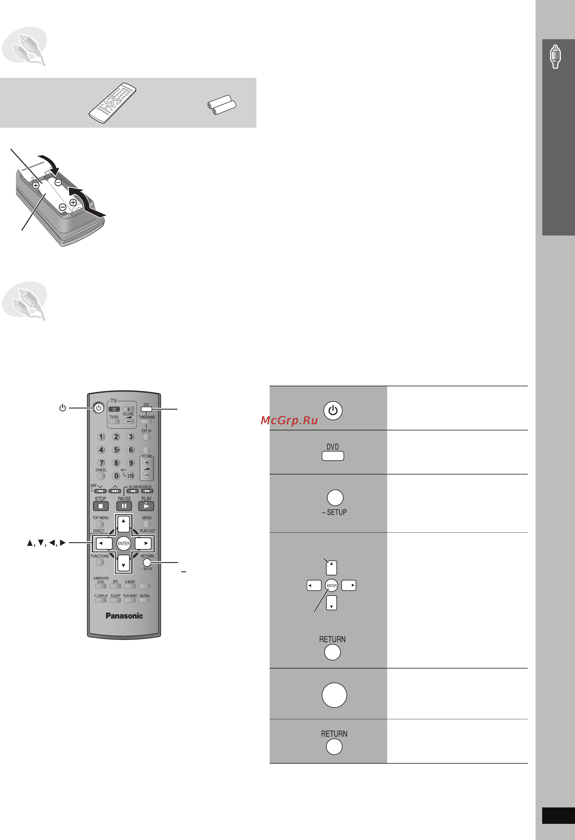 Panasonic SC-HT892 [13/80] Return setup