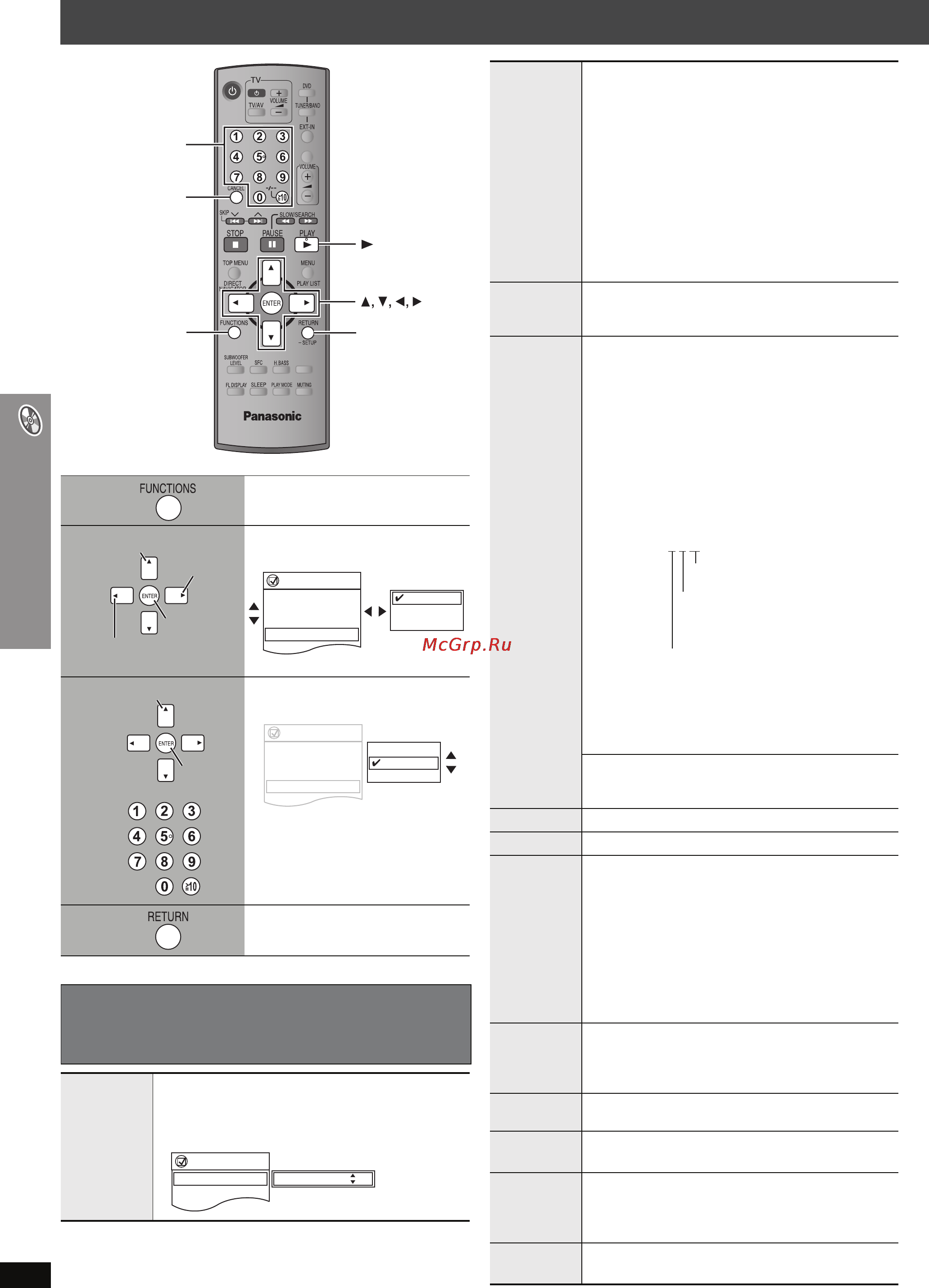Panasonic SC-HT892 [22/80] Использование экранных меню