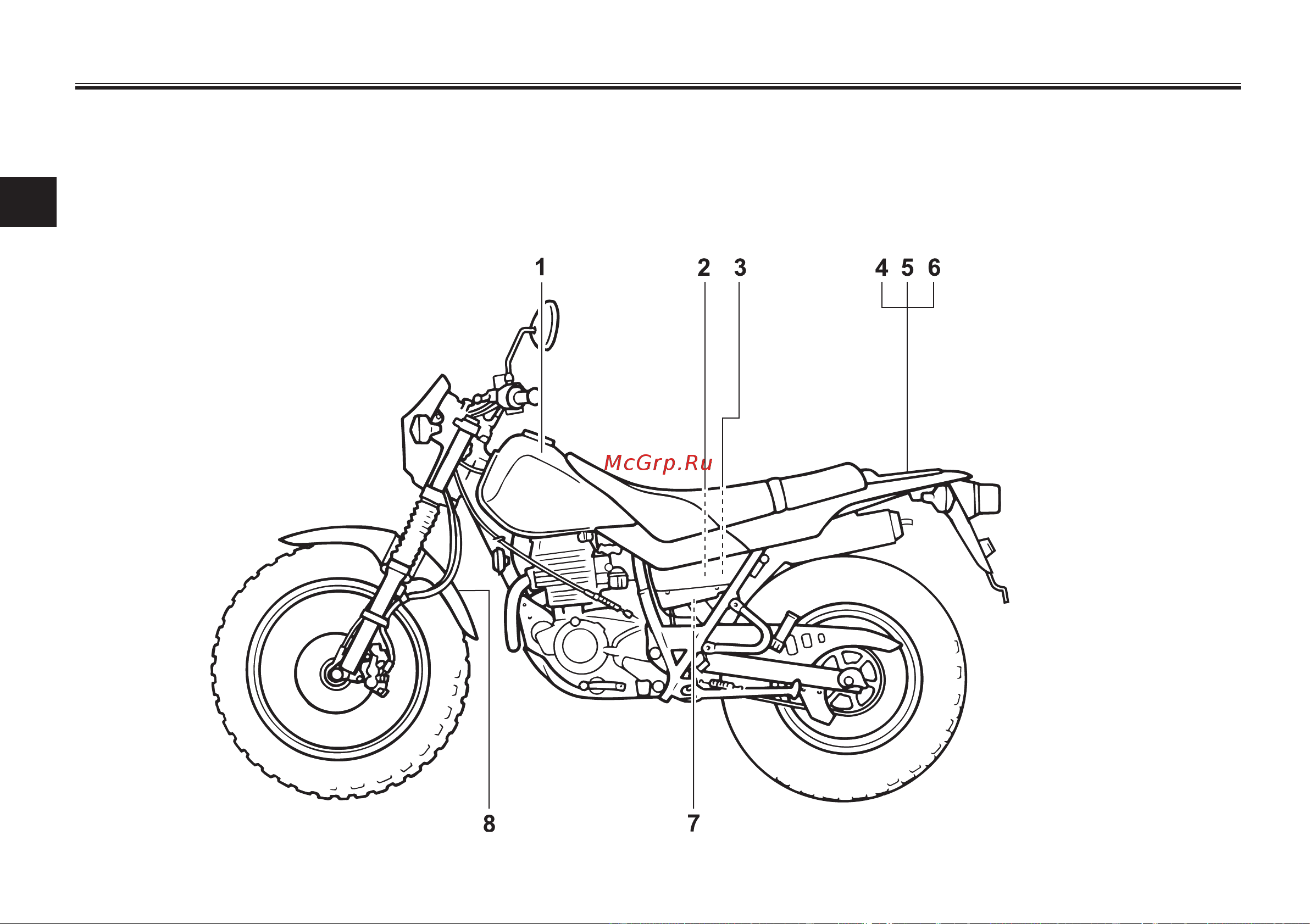 Yamaha TW200R(C) (2003) [18/124] Q q q q q èíôîðìàöèß ïî òåõíèêå áåçîïàñíîñòè