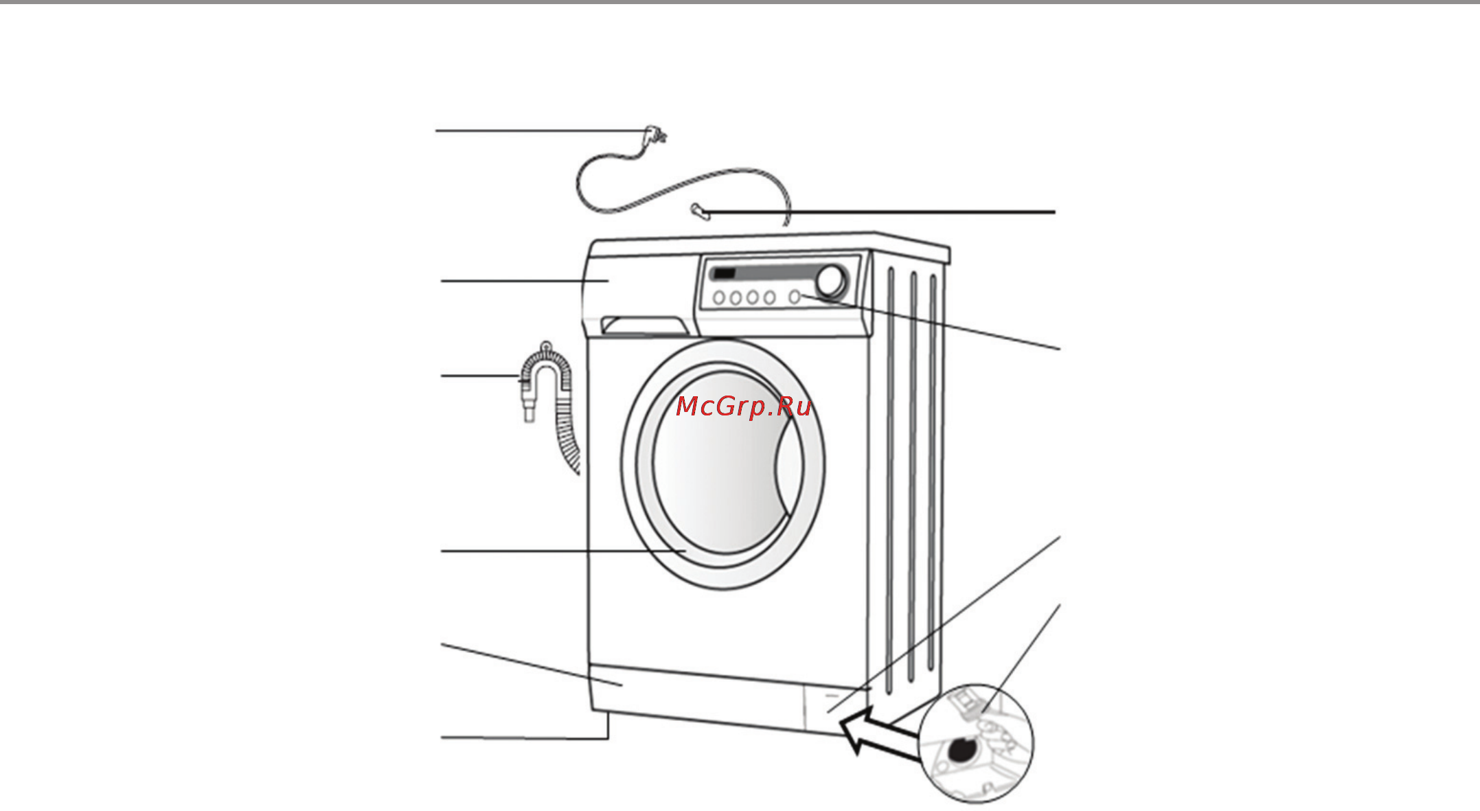 Haier HMS-1000 TVE [13/31] Основные части стиральной машины