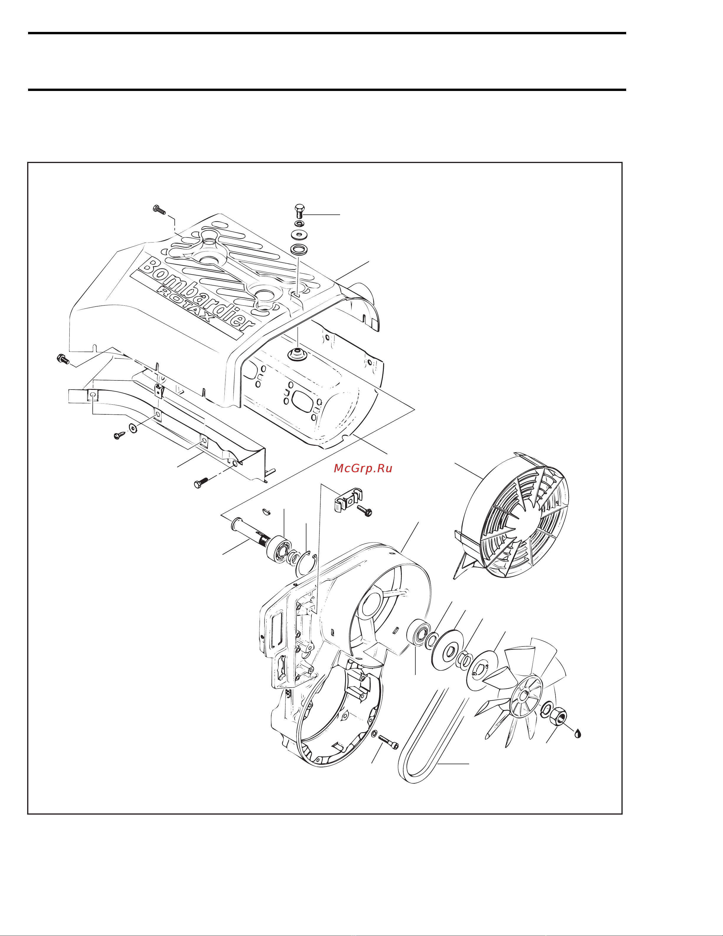 Ski-Doo Ski Doo MX Z 2005 [1014/1429] Section 03 engines 2 stroke subsection 07 axial fan cooling system