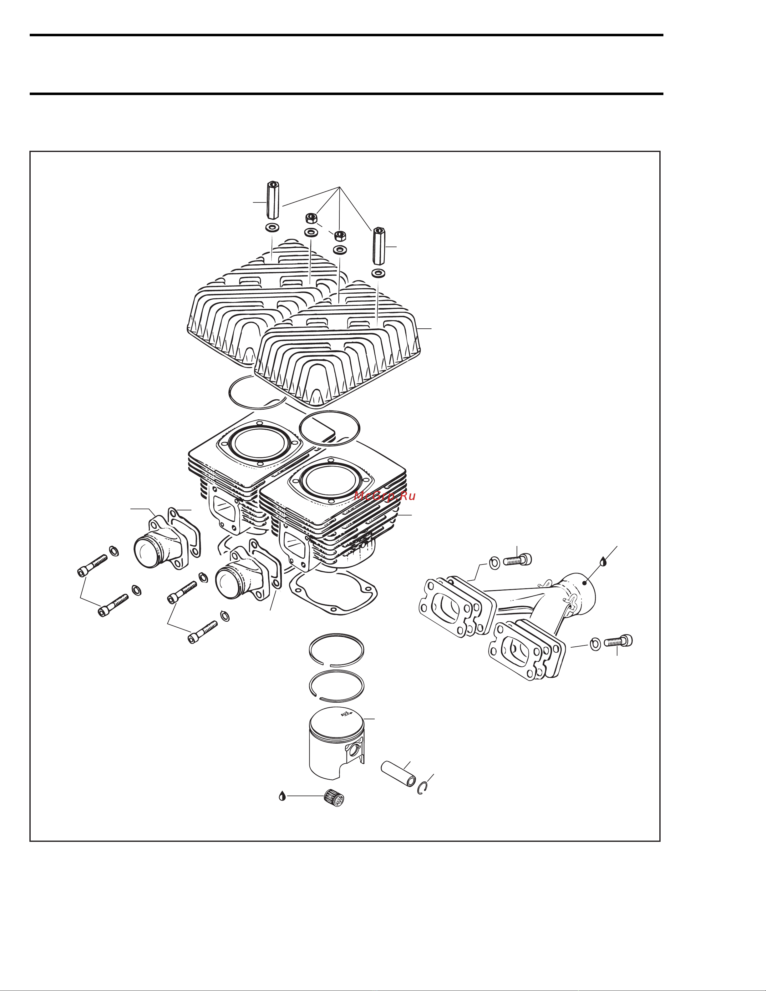 Ski-Doo Ski Doo MX Z 2005 [102/1429] Section 03 engines subsection 05 top end