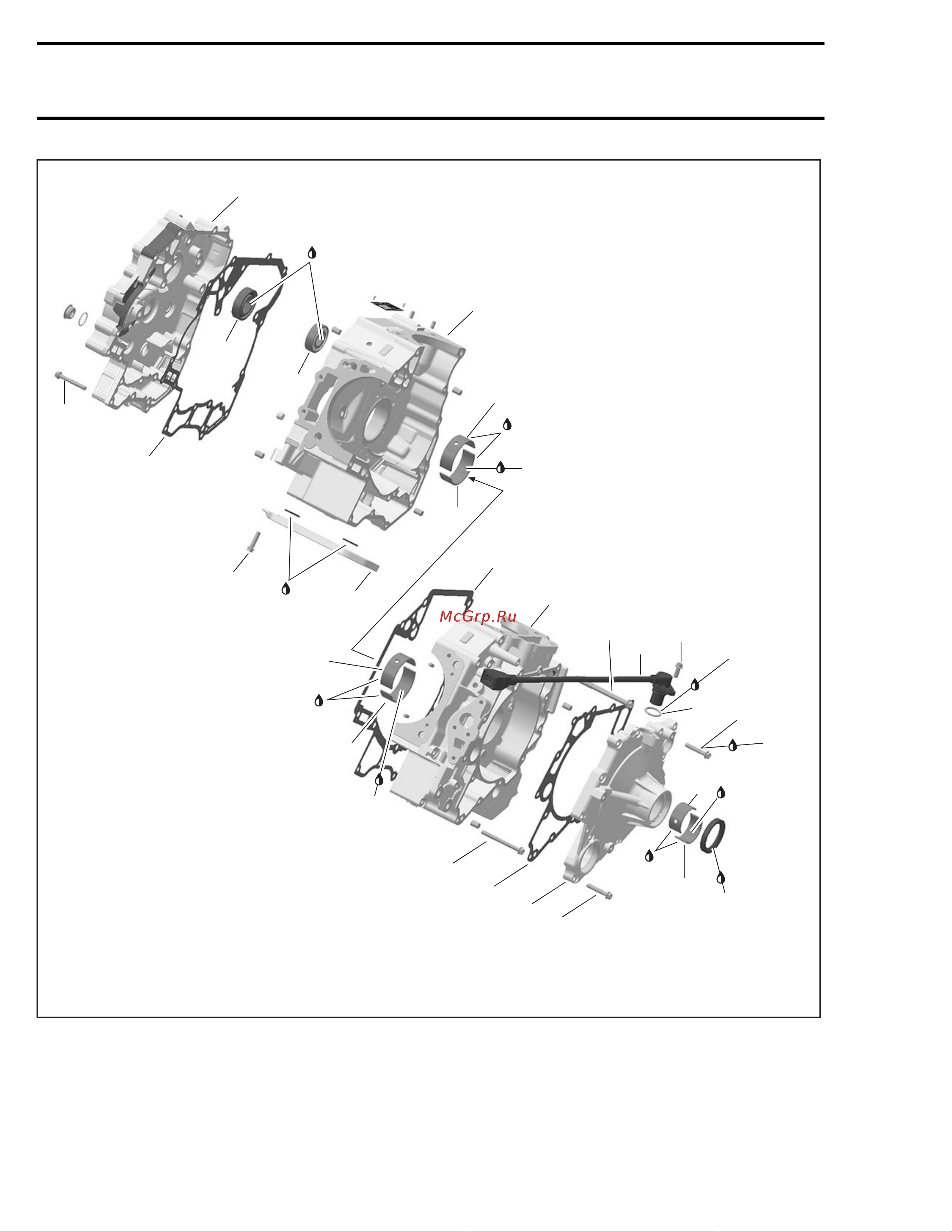 Ski-Doo Ski Doo MX Z 2005 [1114/1429] Section 04 engine 4 tec subsection 07 crankcase