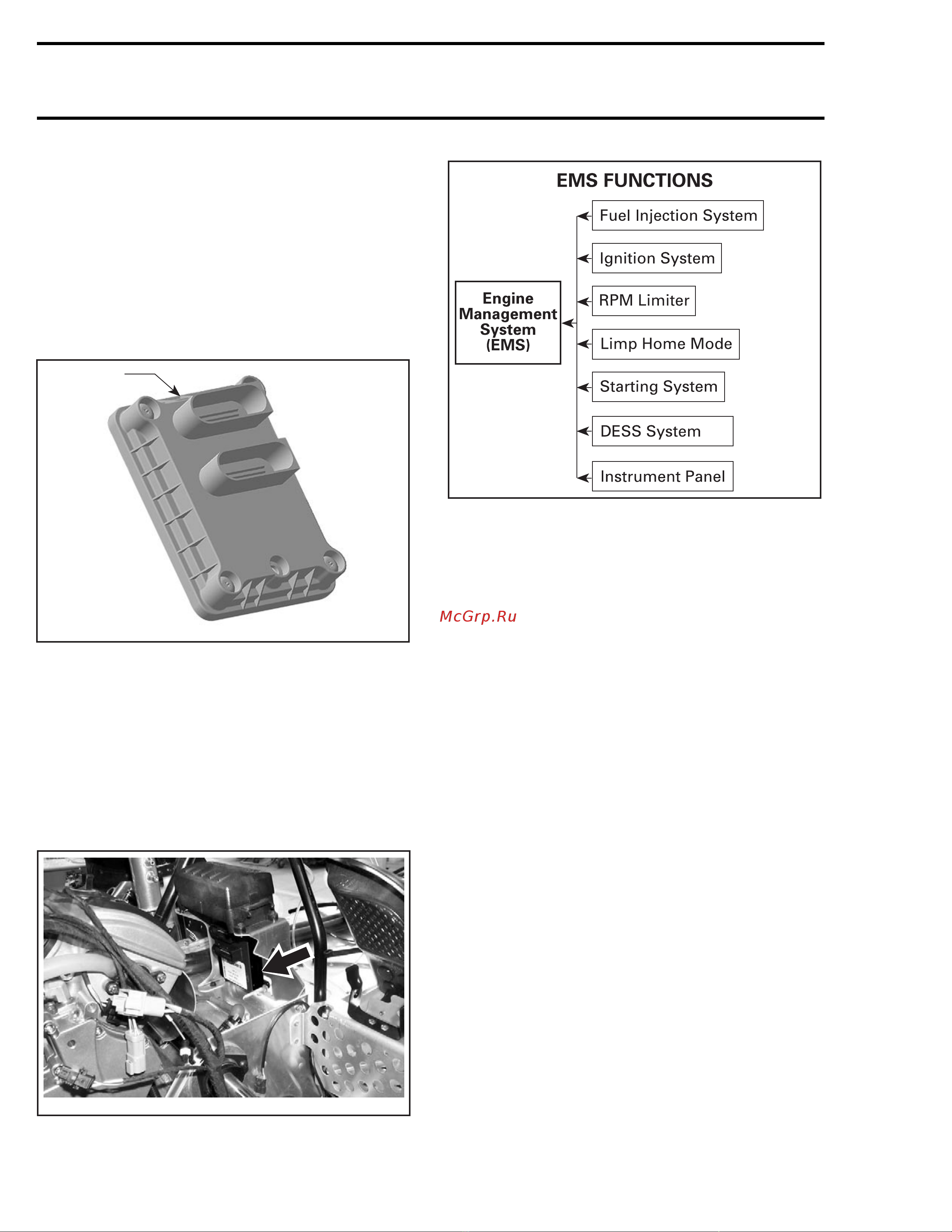 Ski-Doo Ski Doo MX Z 2005 [1165/1429] Electronic management