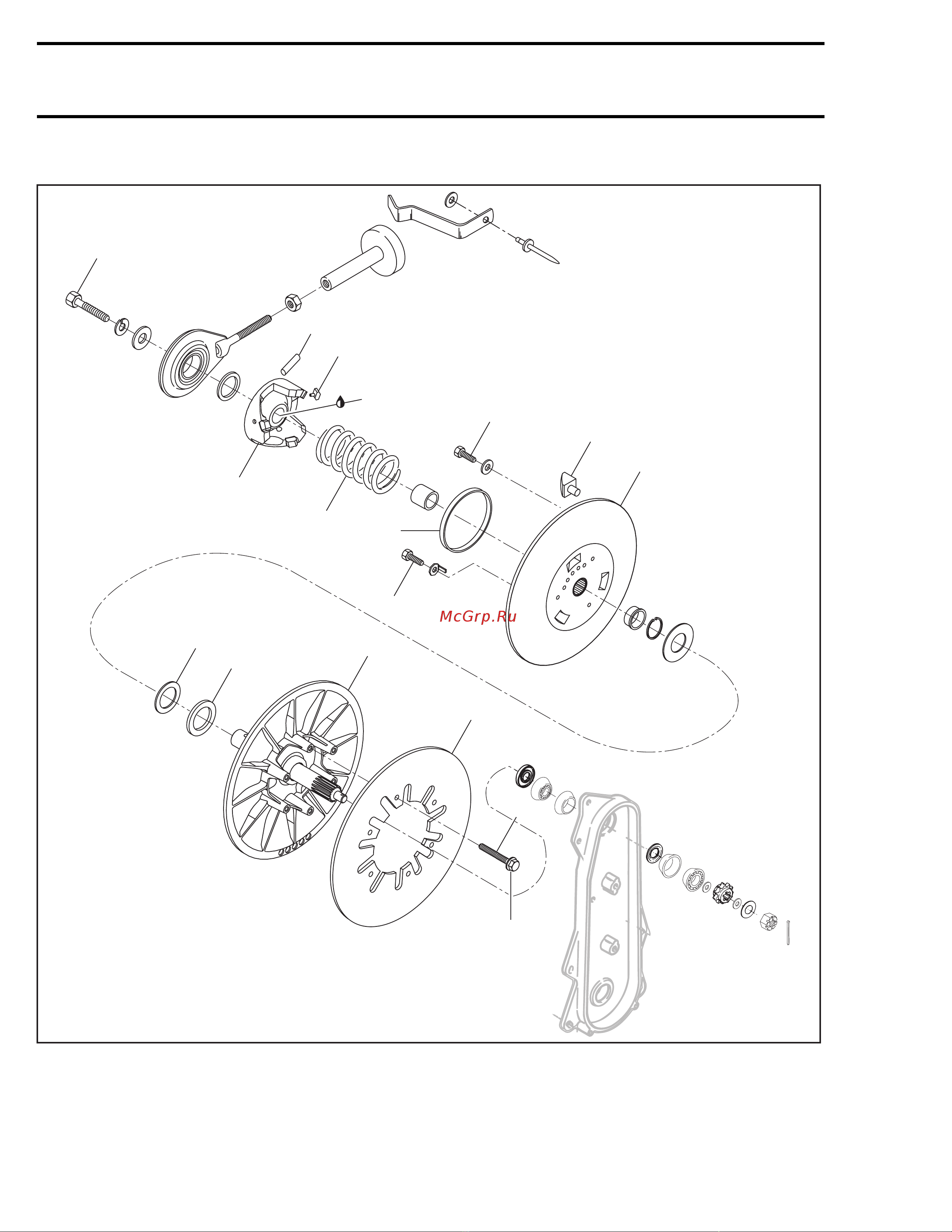 Ski-Doo Ski Doo MX Z 2005 [1234/1429] Section 07 transmission subsection 03 driven pulley