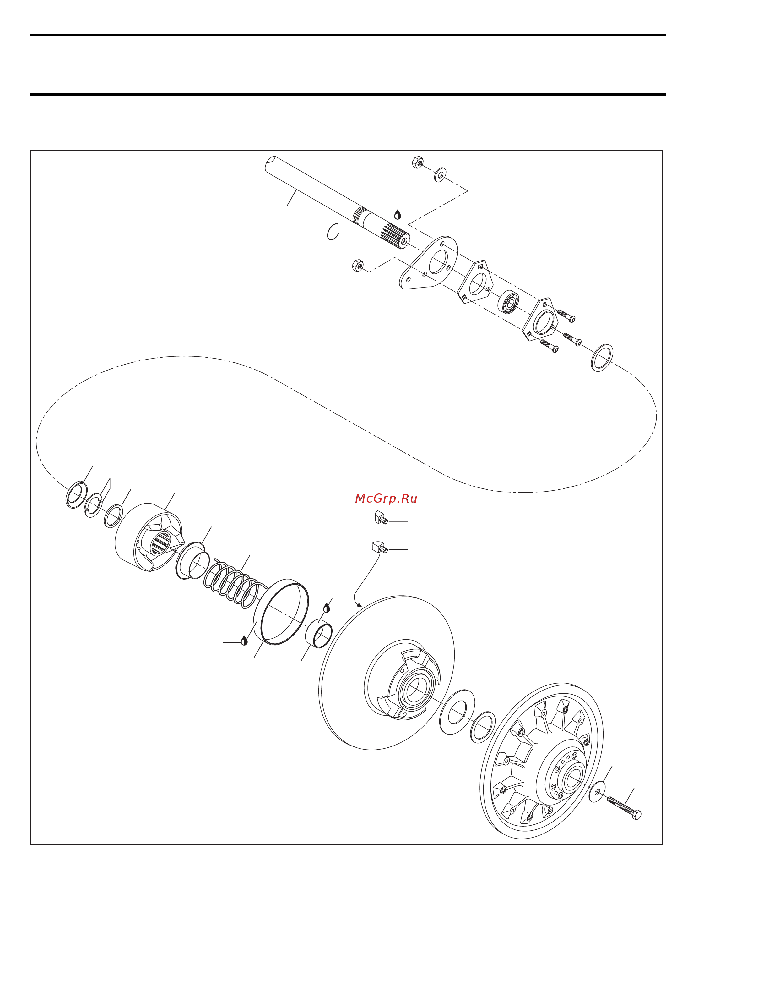 Ski-Doo Ski Doo MX Z 2005 [1238/1429] Section 07 transmission subsection 03 driven pulley