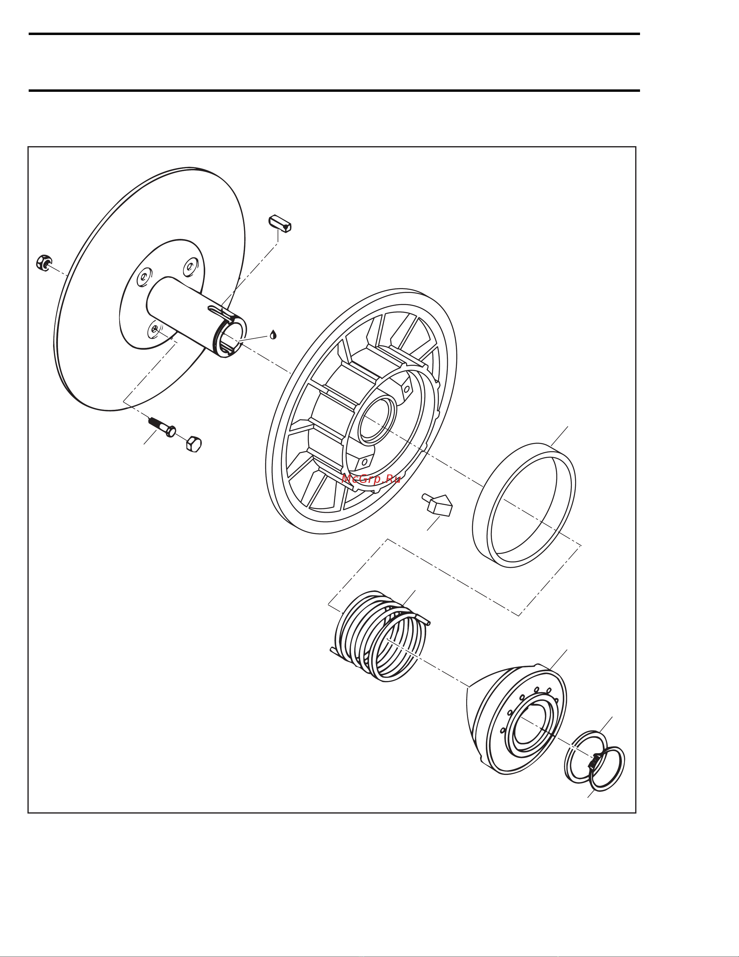 Ski-Doo Ski Doo MX Z 2005 [1242/1429] Section 07 transmission subsection 03 driven pulley