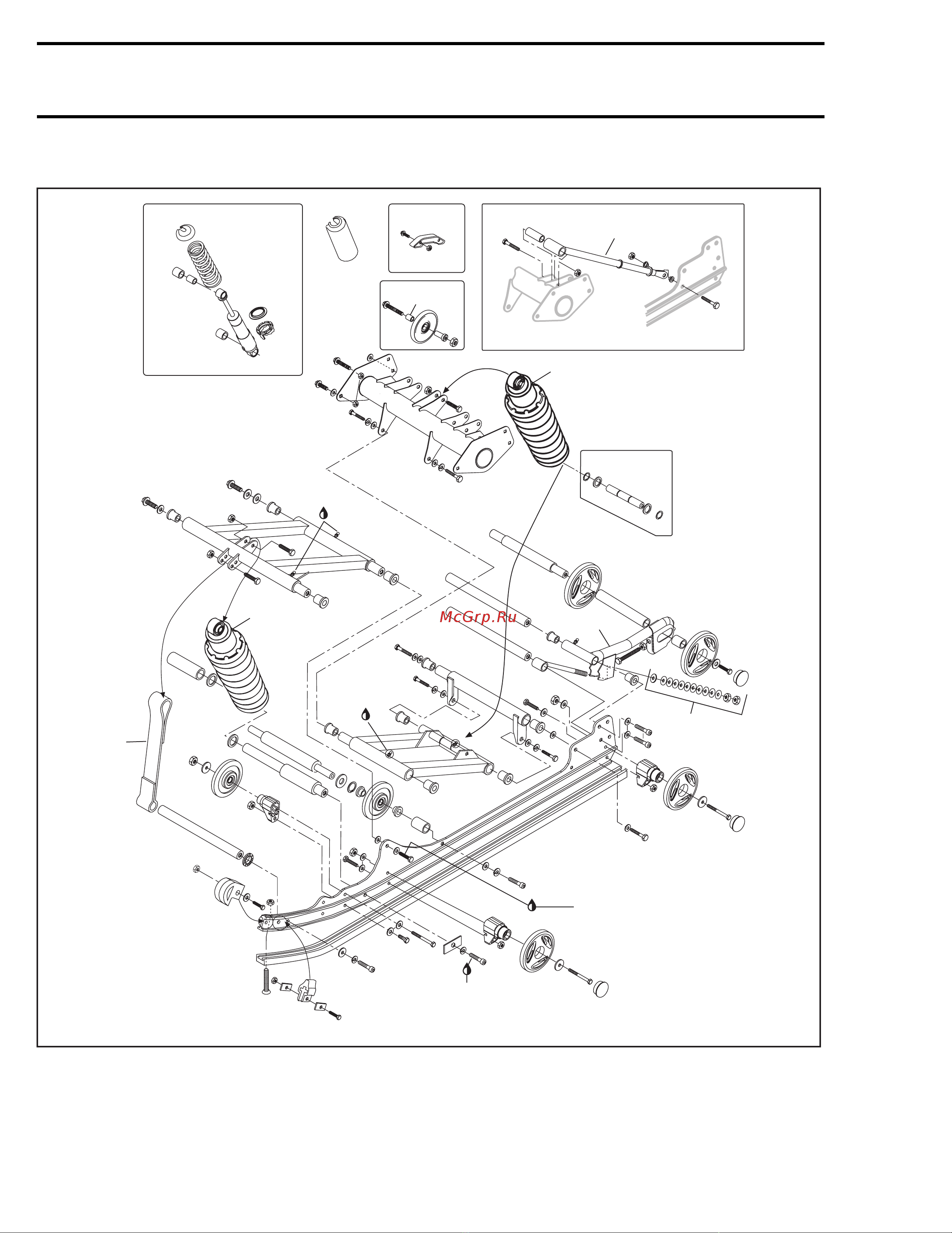 Ski-Doo Ski Doo MX Z 2005 [1350/1429] Section 09 rear suspension subsection 03 suv suspension