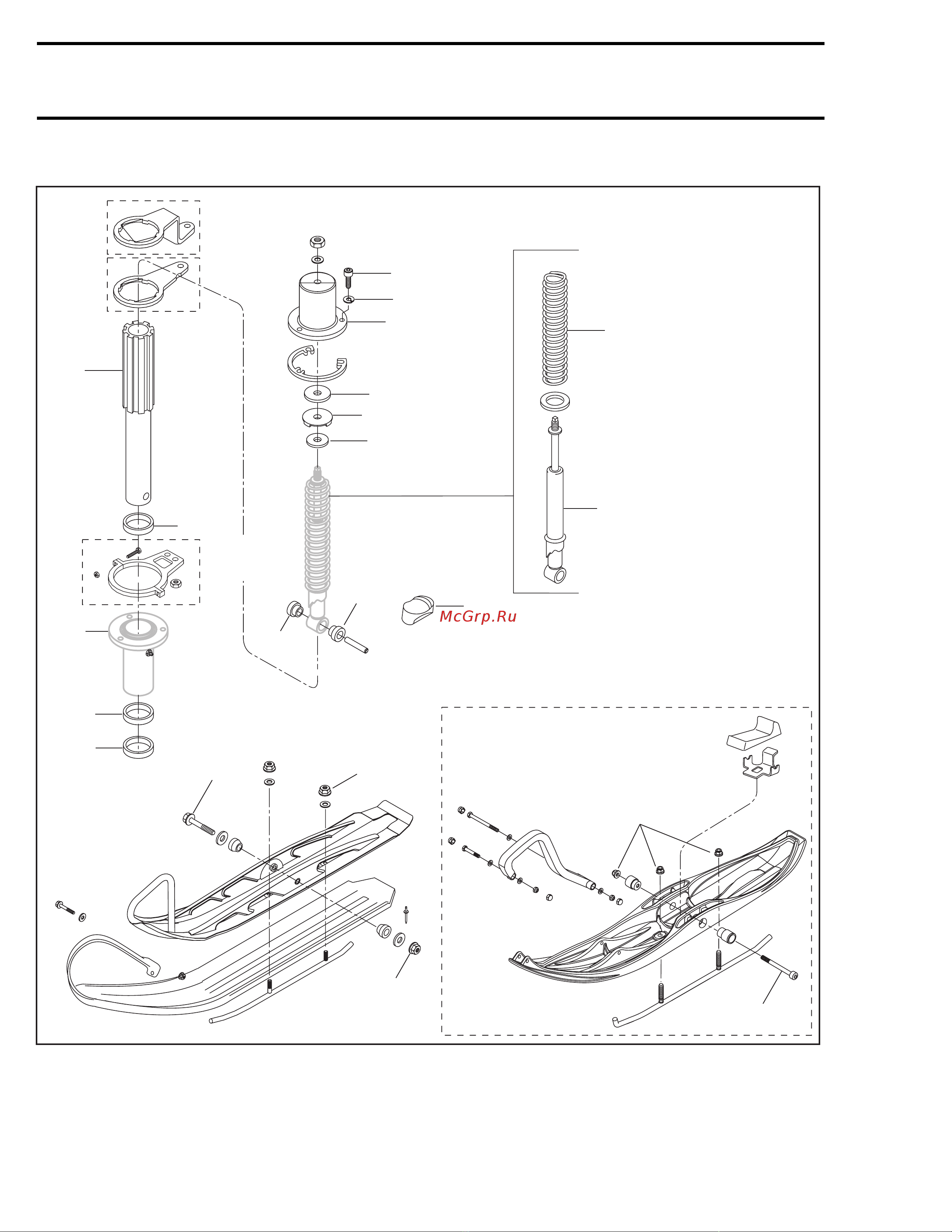 Ski-Doo Ski Doo MX Z 2005 [1389/1429] Section 10 steering front suspension subsection 02 suspension and ski system