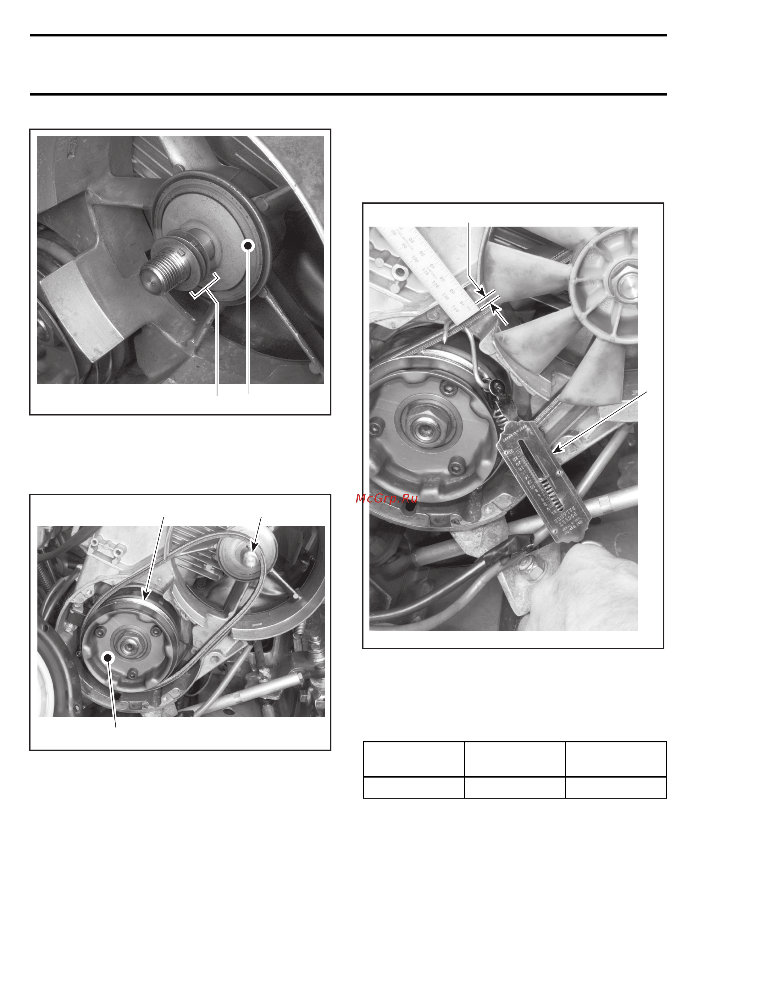Ski-Doo Ski Doo MX Z 2005 [160/1429] Fan belt deflection adjustment