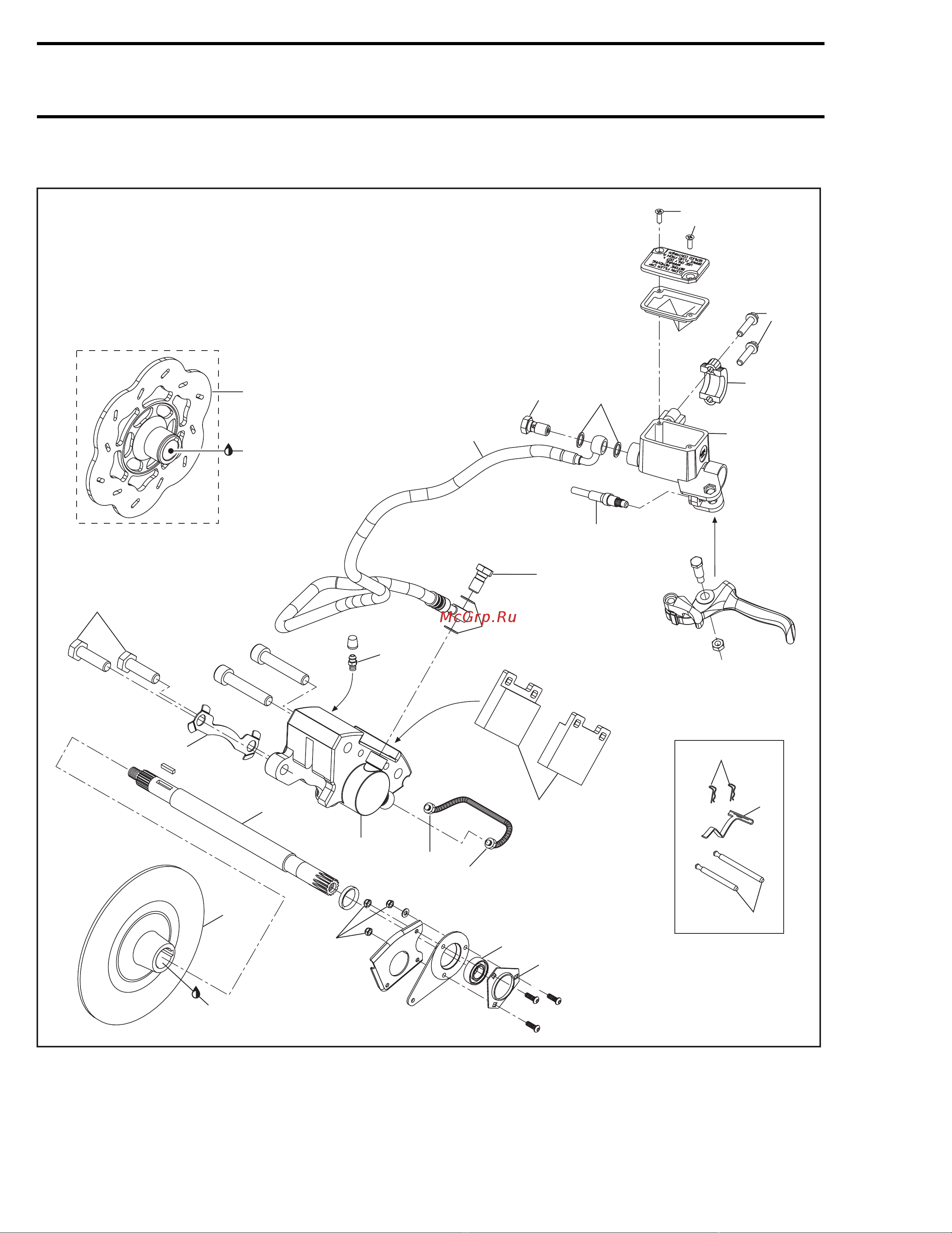 Ski-Doo Ski Doo MX Z 2005 [365/1429] Hydraulic brake