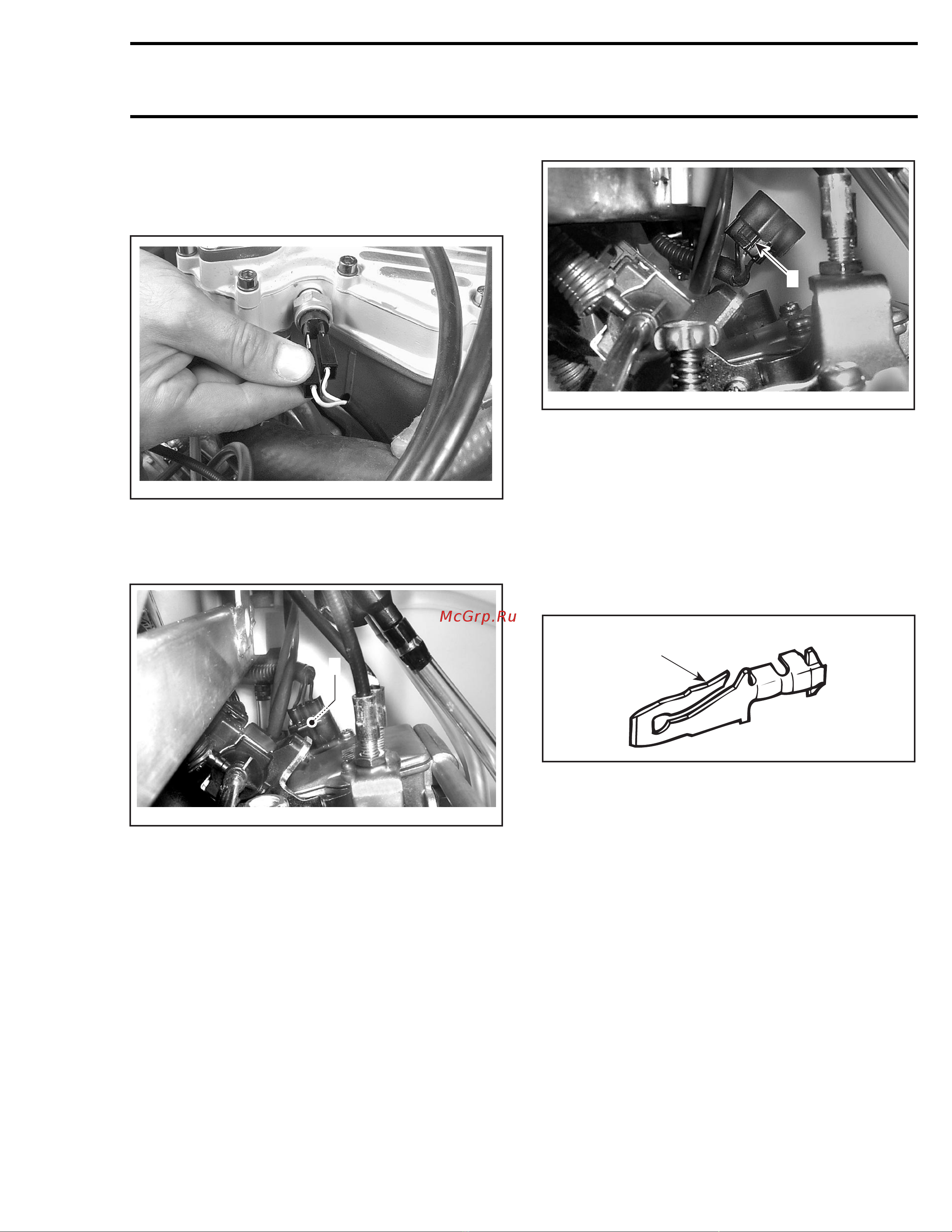Ski-Doo Ski Doo MX Z 2005 [492/1429] Tab and receptacle connectors removal