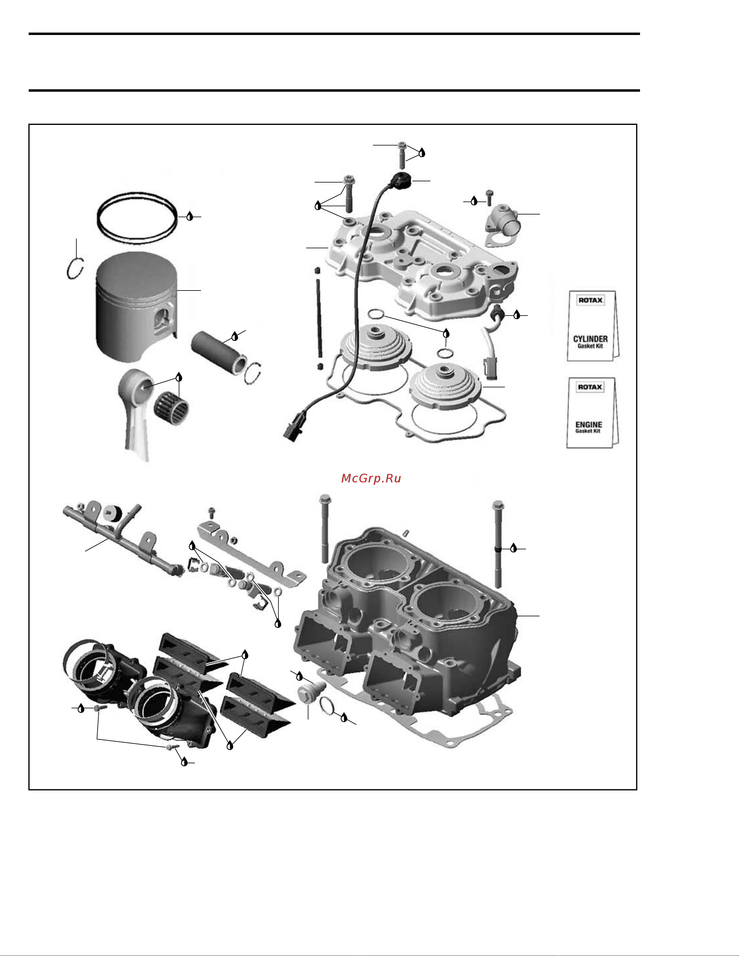 Ski-Doo Ski Doo MX Z 2005 [579/1429] Section 02 engine subsection 07 top end