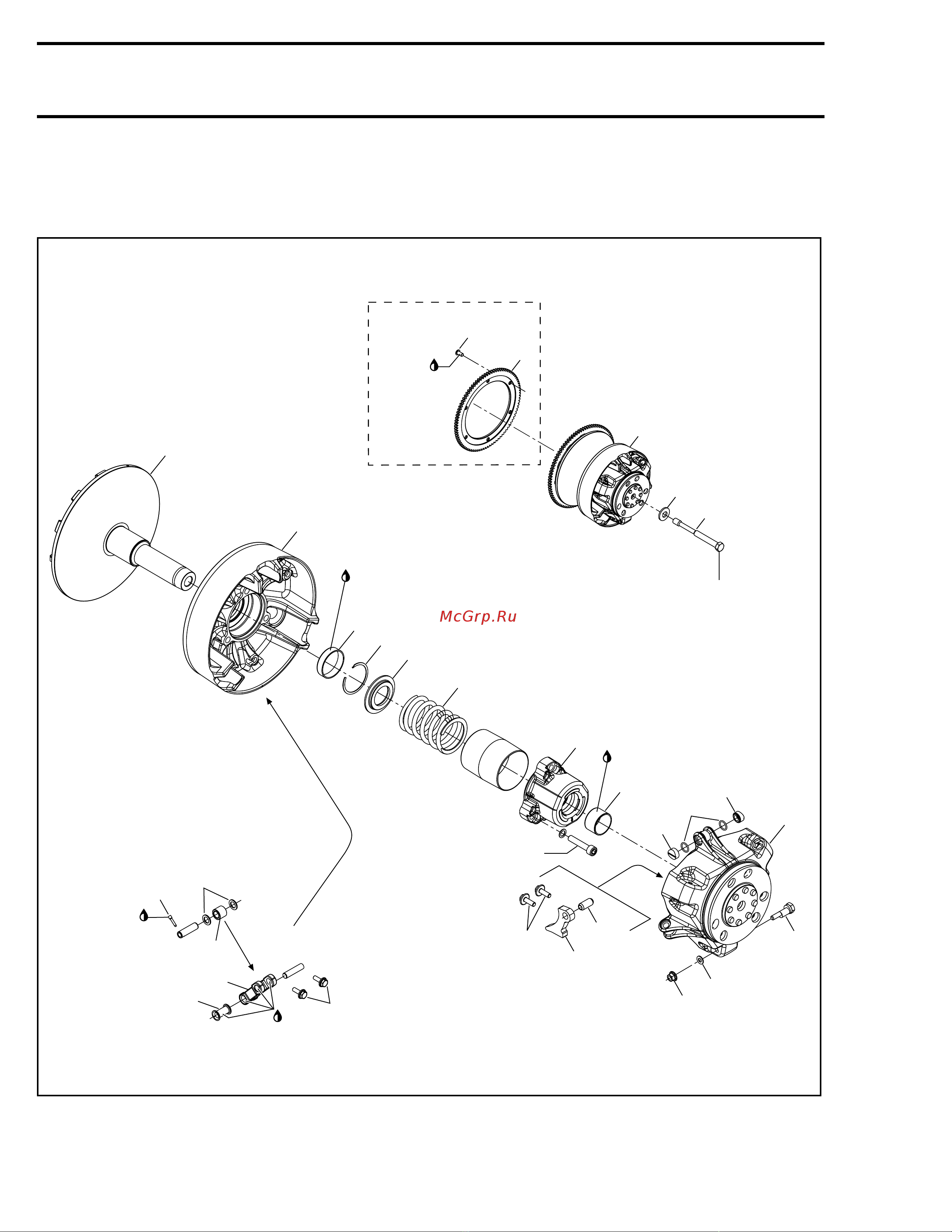 Ski-Doo Ski Doo MX Z 2005 [709/1429] Section 06 drive system subsection 02 drive pulley