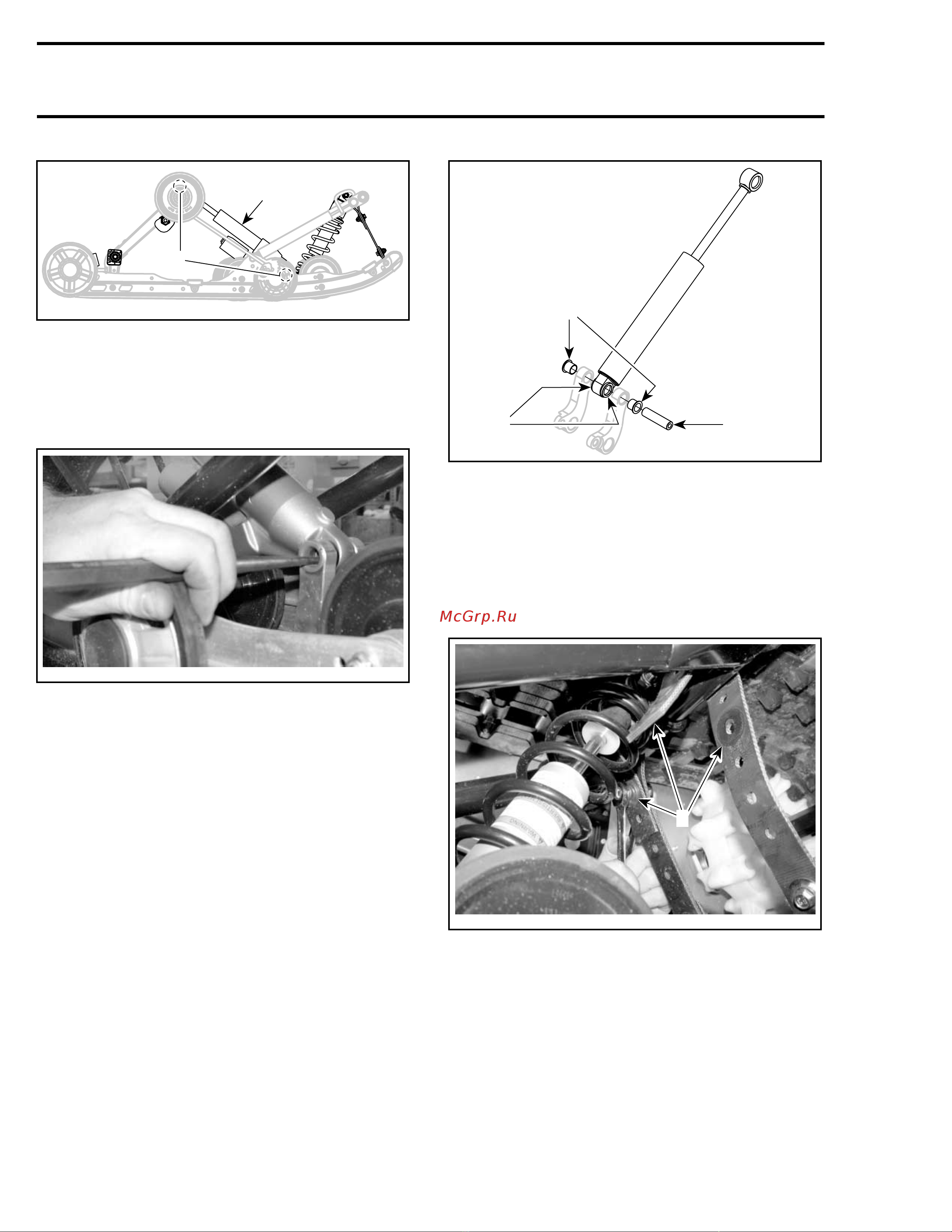 Ski-Doo Ski Doo MX Z 2005 [777/1429] Front shock absorber removal