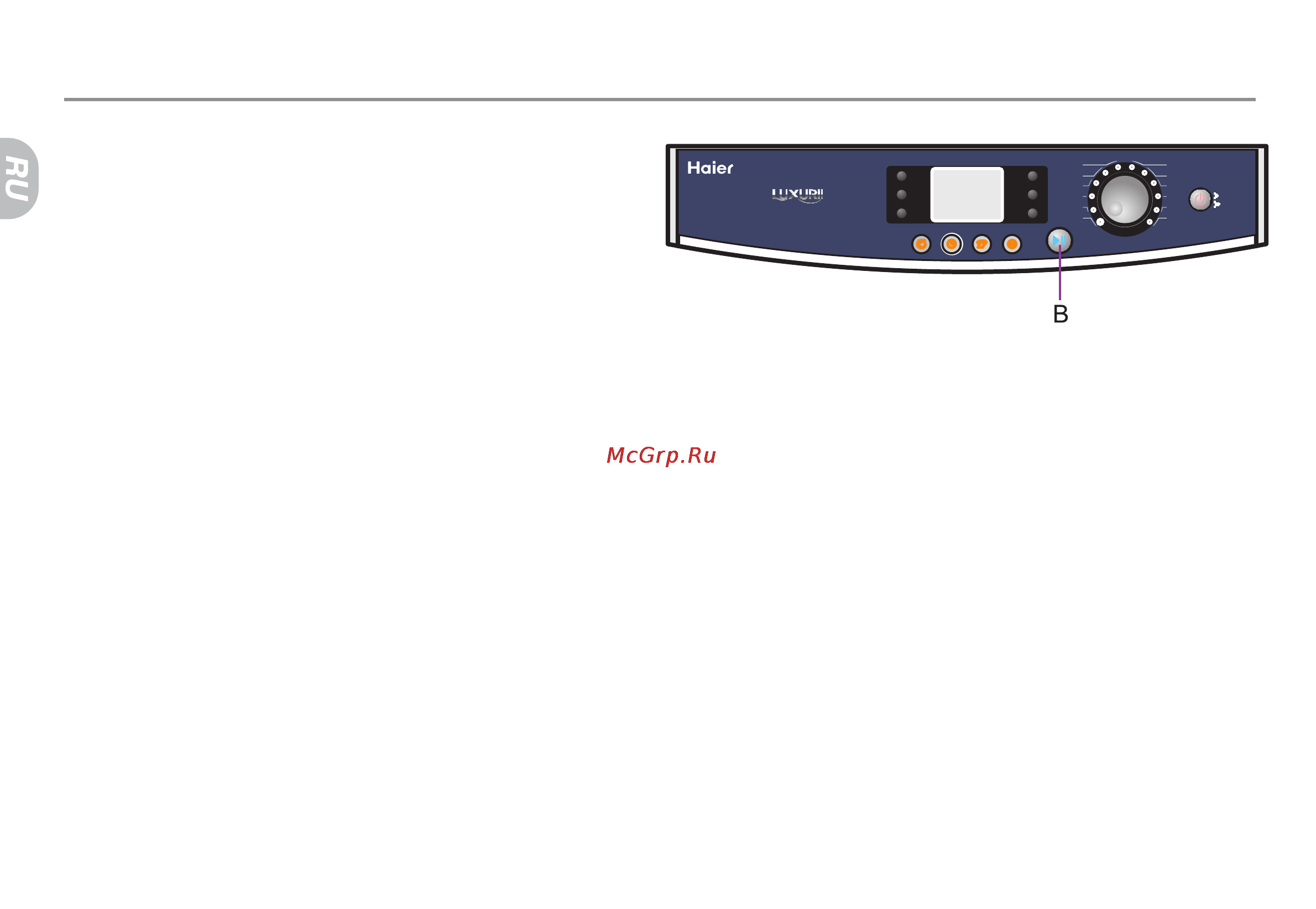 Haier HW60-1281S [16/78] Режимы работы