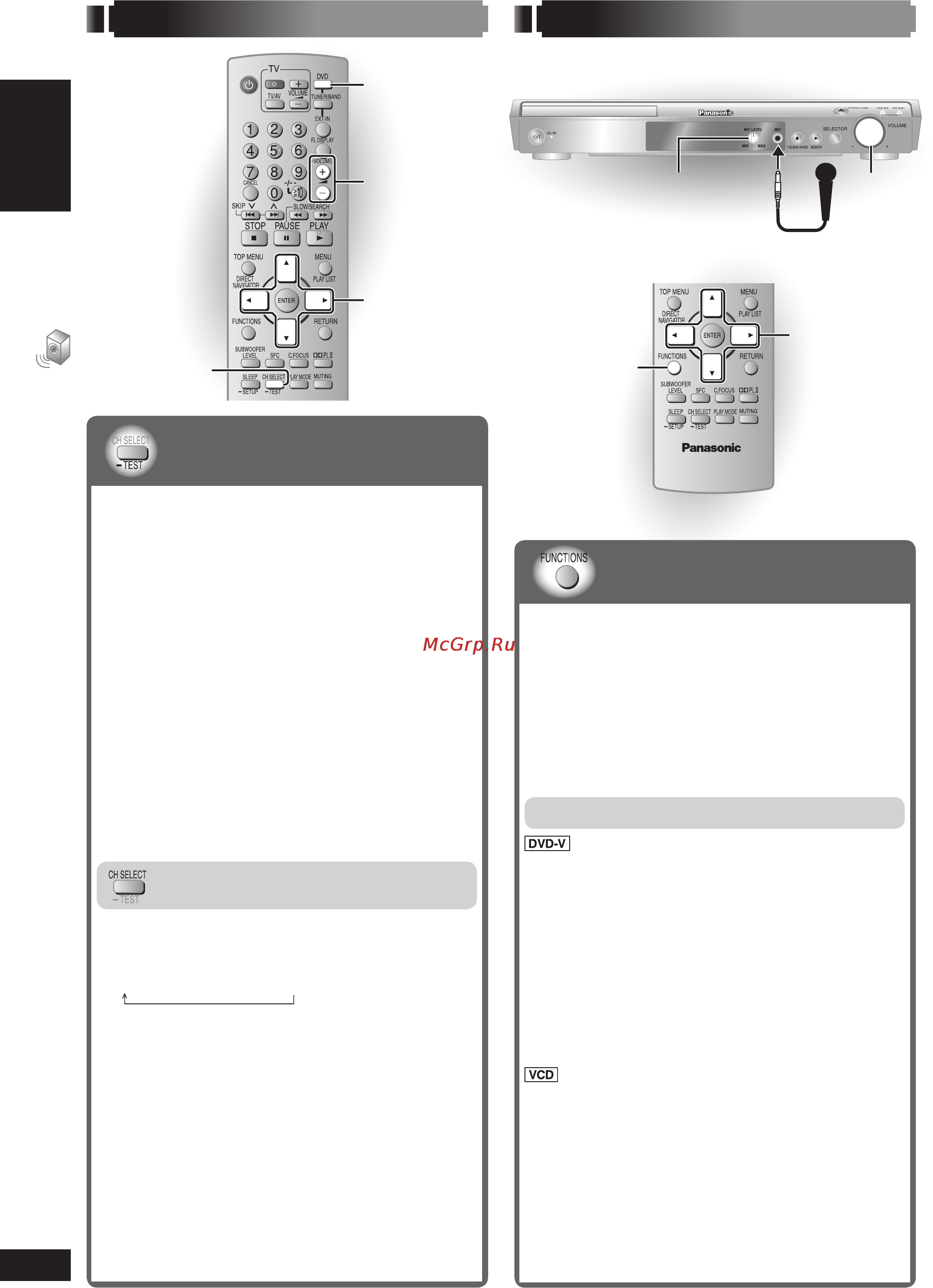 Panasonic SC-HT340 [64/72] Користування мікрофоном