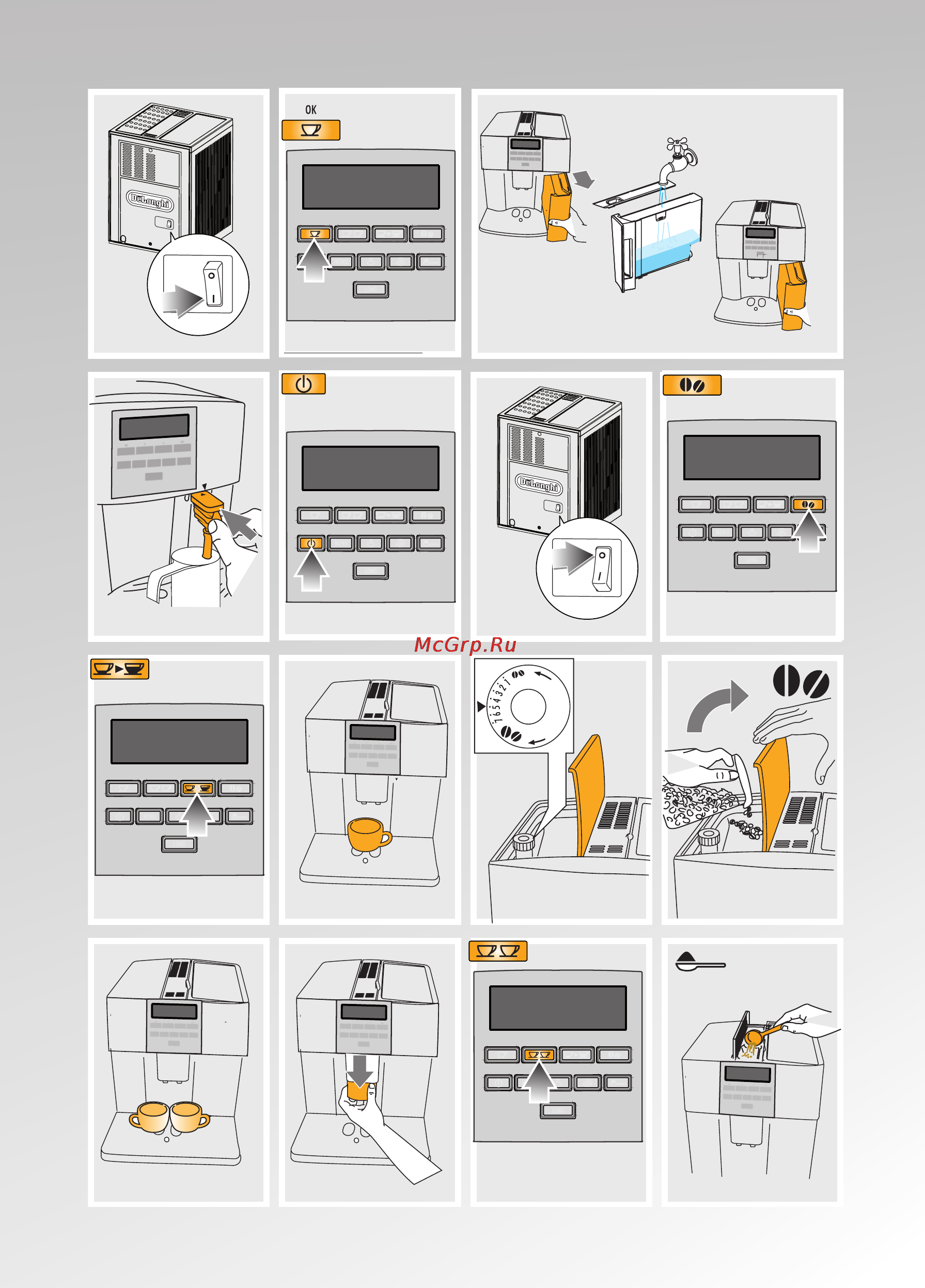 Delonghi ESAM04.350.S Инструкция по эксплуатации онлайн [3/20] 12040