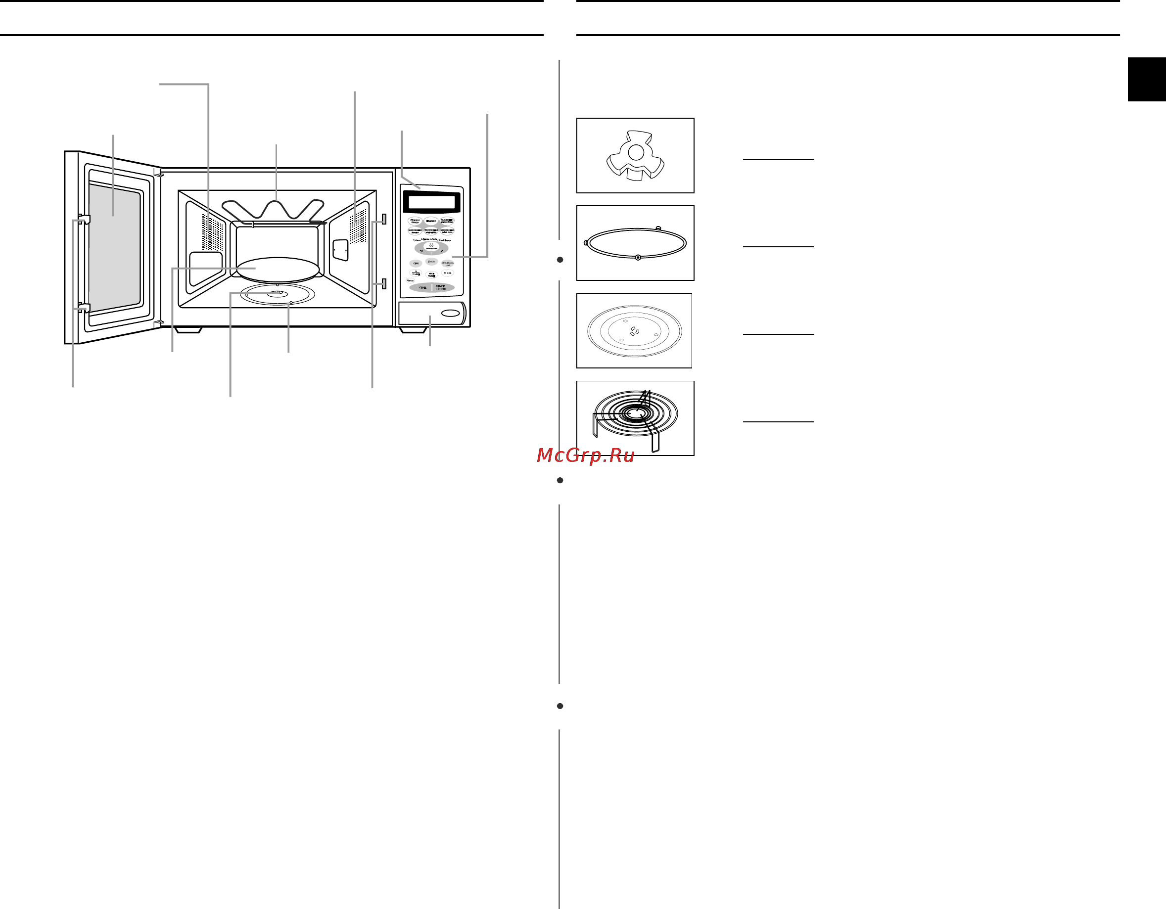 Samsung CE-2738 NR [3/24] В зависимости от номера модели купленной вами печи в ее комплект входят несколько принадлежностей которые могут использоваться для различных целей