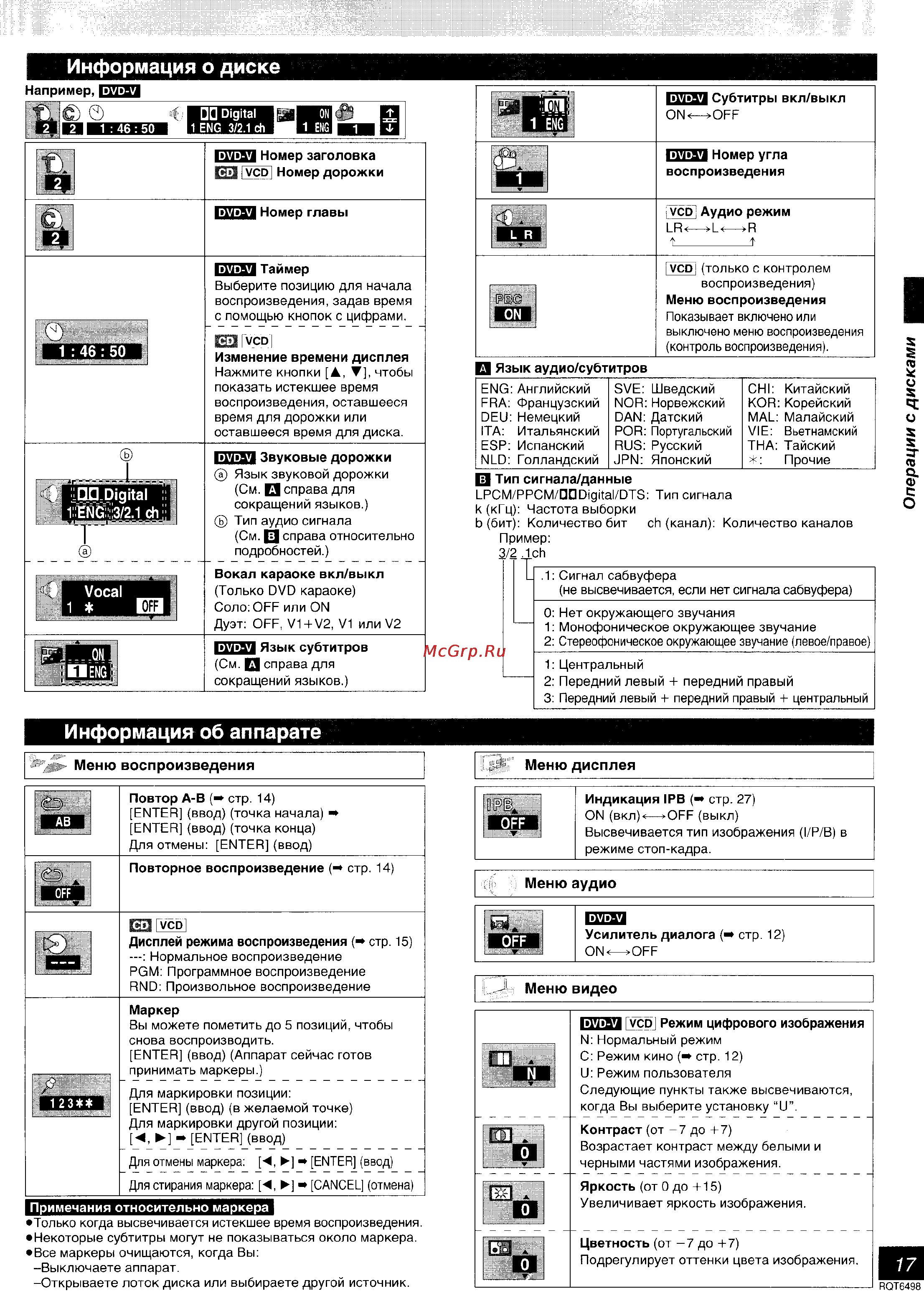 Panasonic SC-DM3 [17/32] Vocal ______