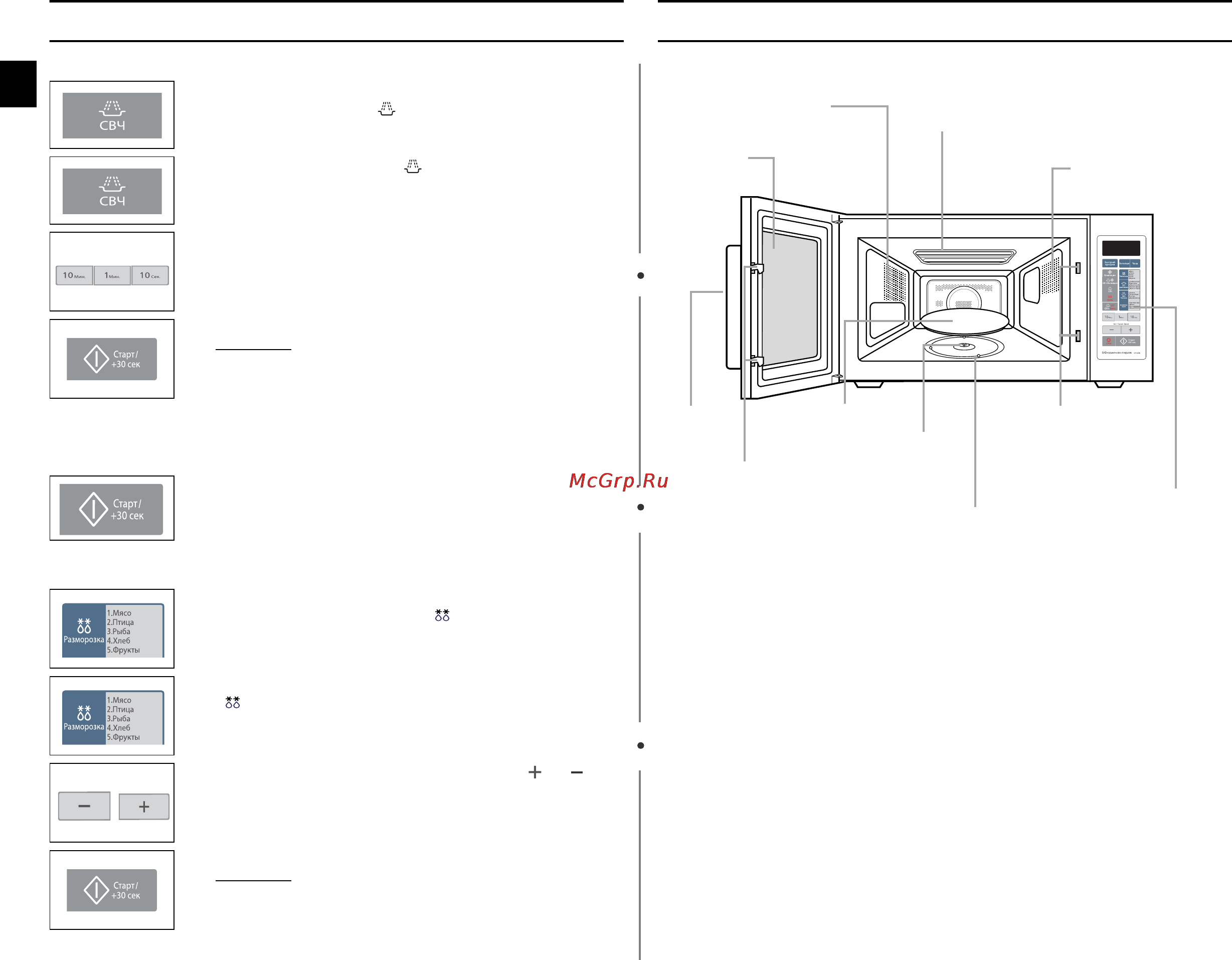 Samsung CE-103VR [2/32] Краткое руководство по эксплуатации печи