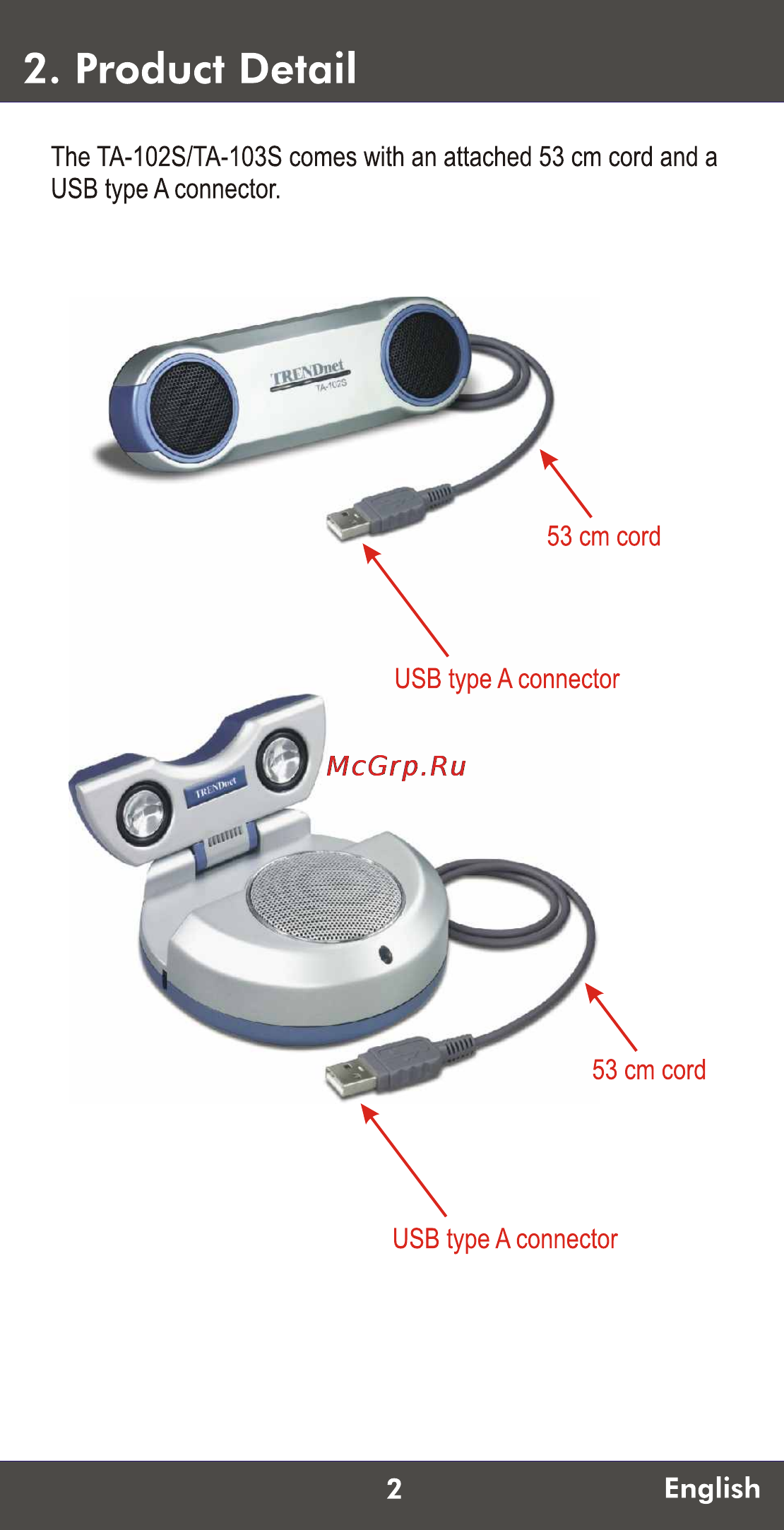 Trendnet TA-102S [4/16] Product detail