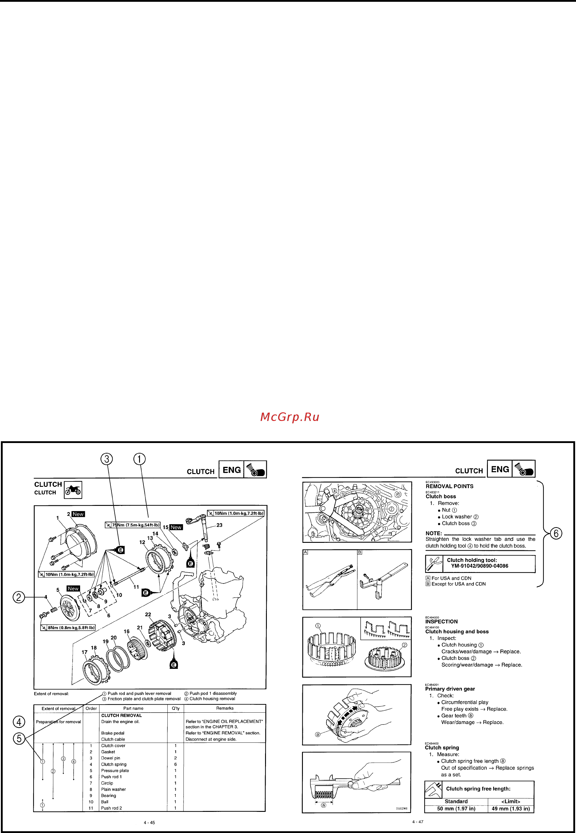 Yamaha WR250F 2003 [10/304] Manual format