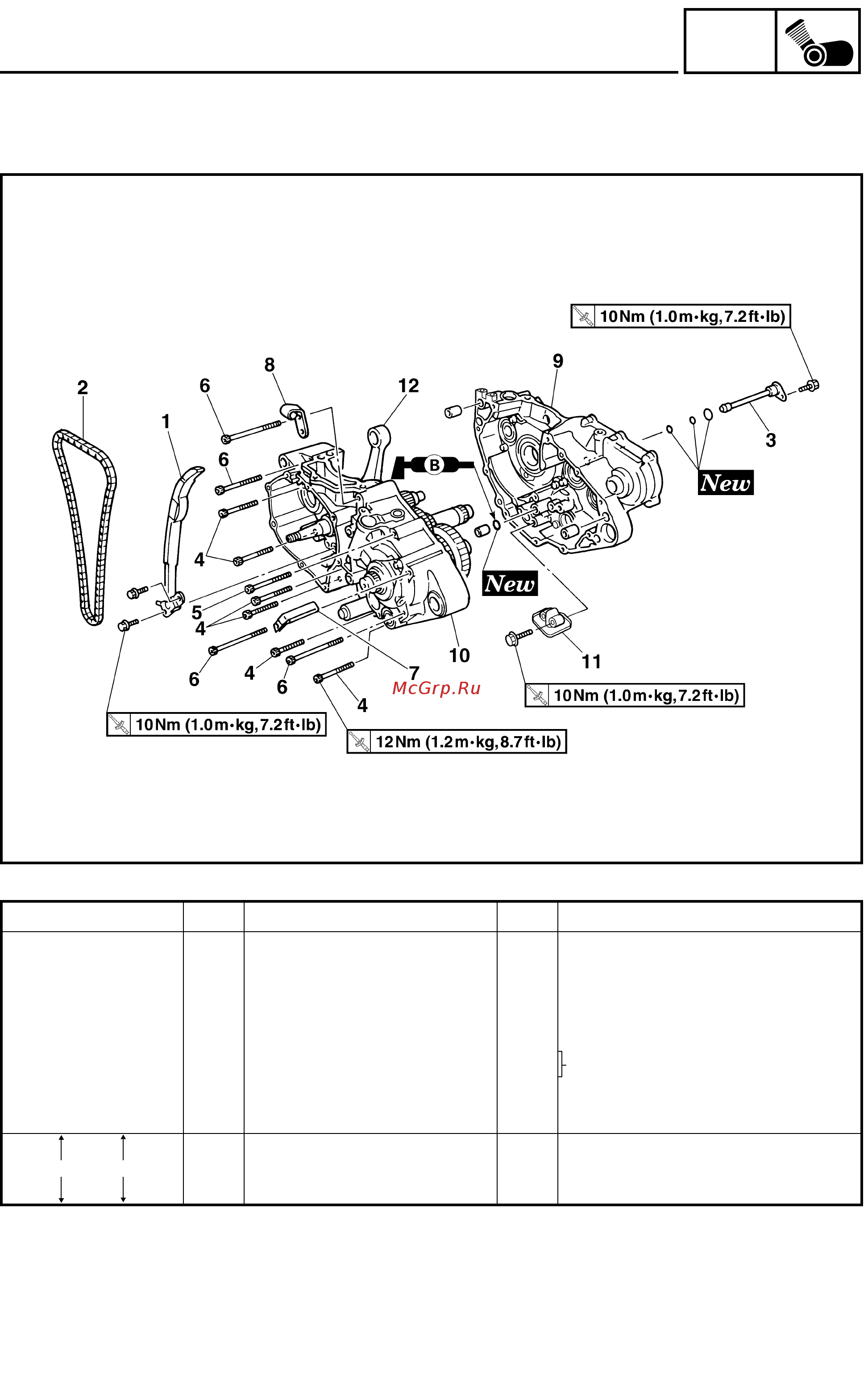 Yamaha WR250F 2003 [191/304] Crankcase and crankshaft