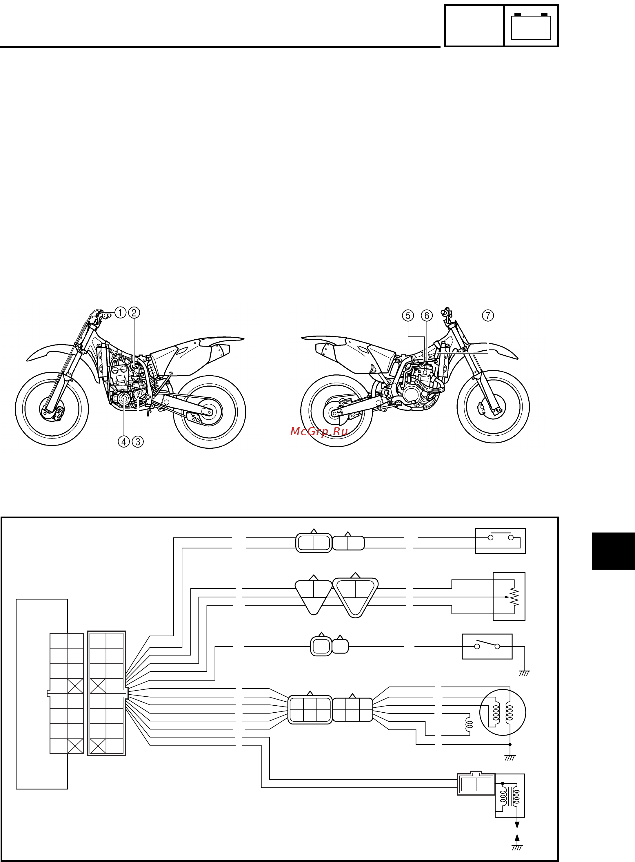 Yamaha WR250F 2003 [269/304] Electrical