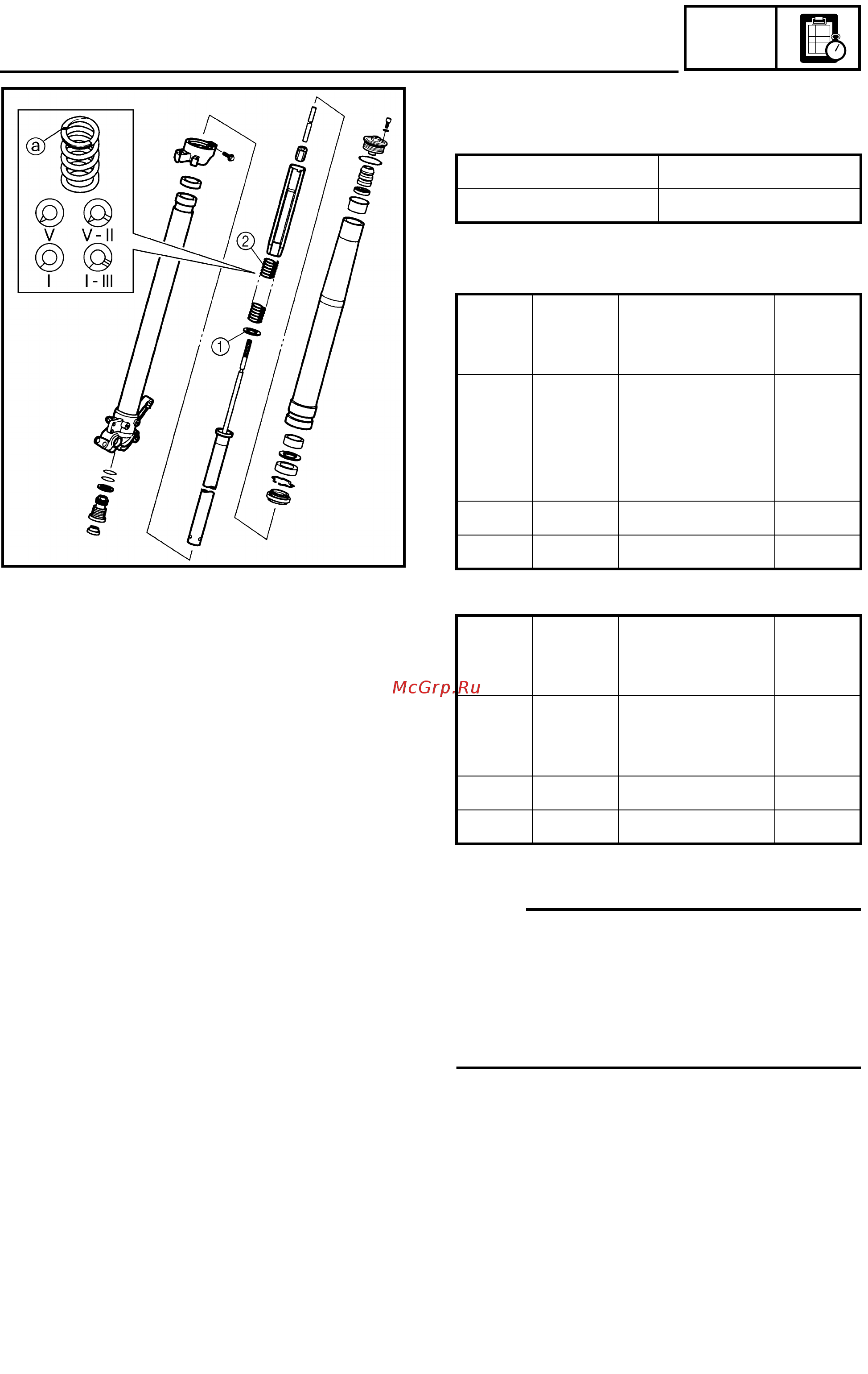 Yamaha WR250F 2003 [295/304] Setting