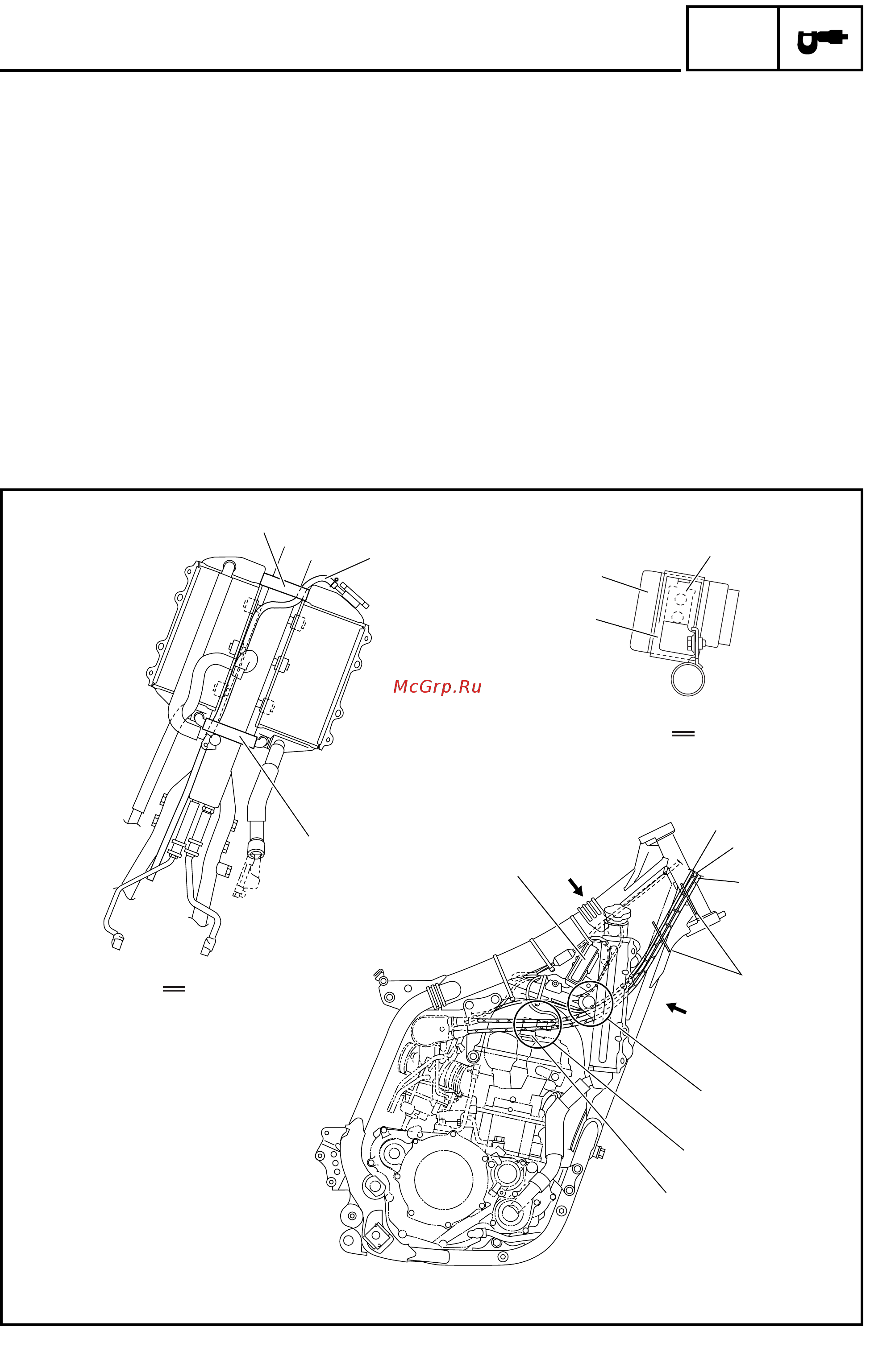 Yamaha WR250F 2003 [56/304] Cable routing diagram