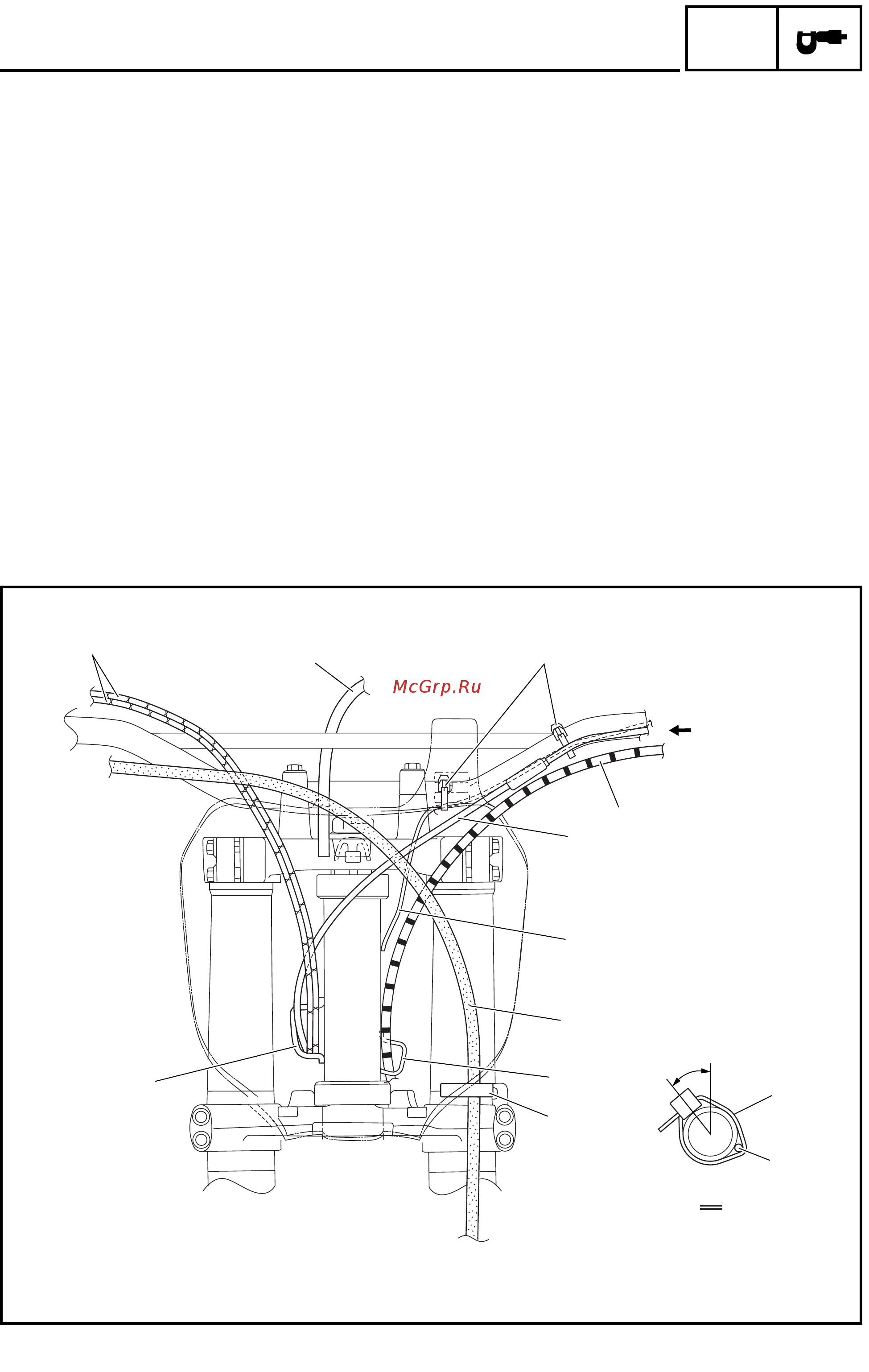 Yamaha WR250F 2003 [58/304] Cable routing diagram